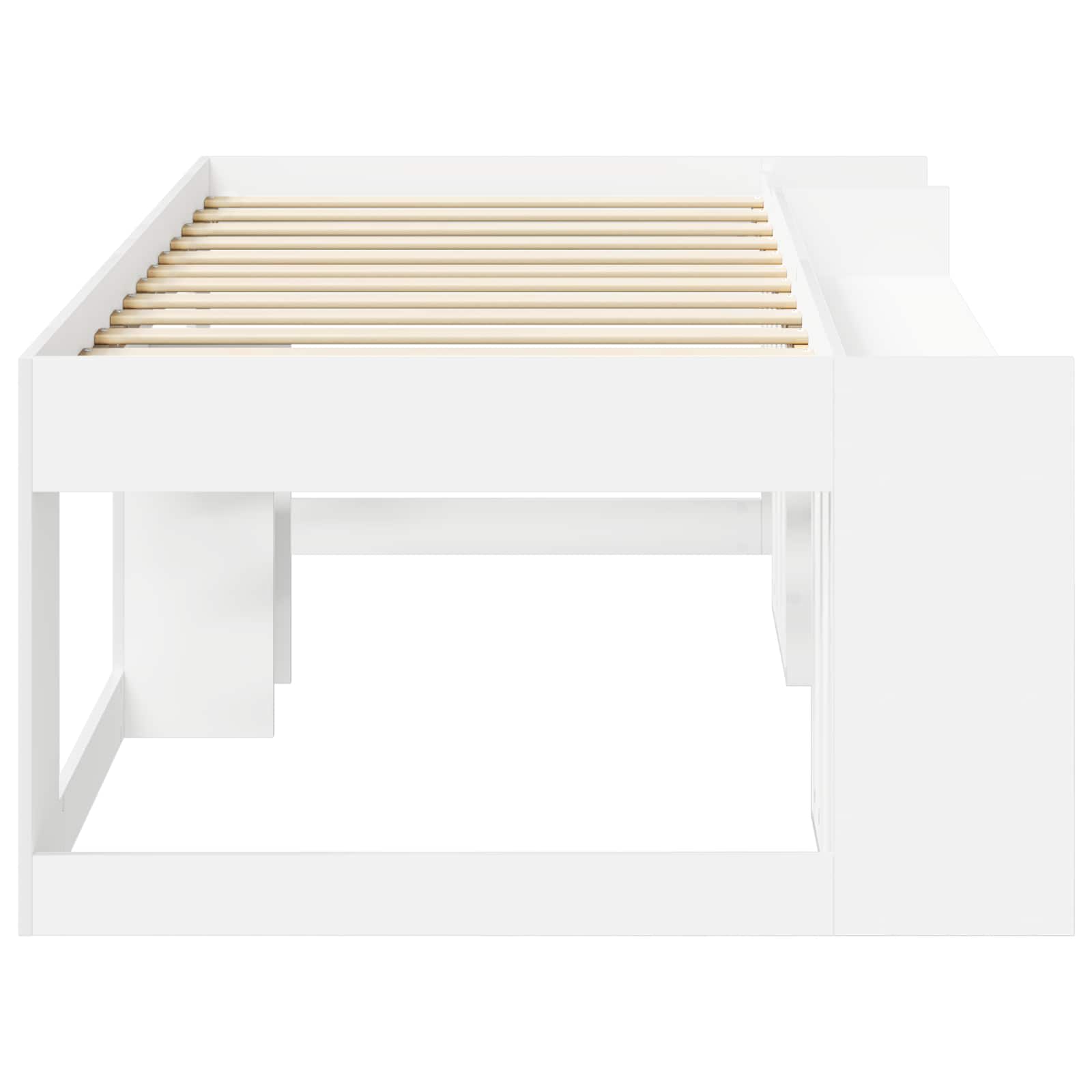 Cadre de lit pour enfants avec rangement Blanc 98,5 x 200 cm - XIOS