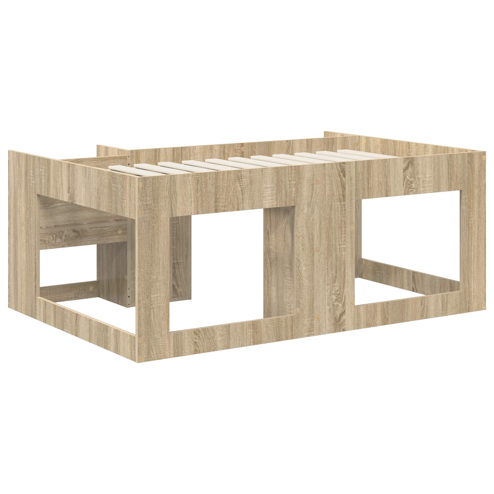Cadre de lit pour enfants avec rangement Chêne Sonoma - XIOS