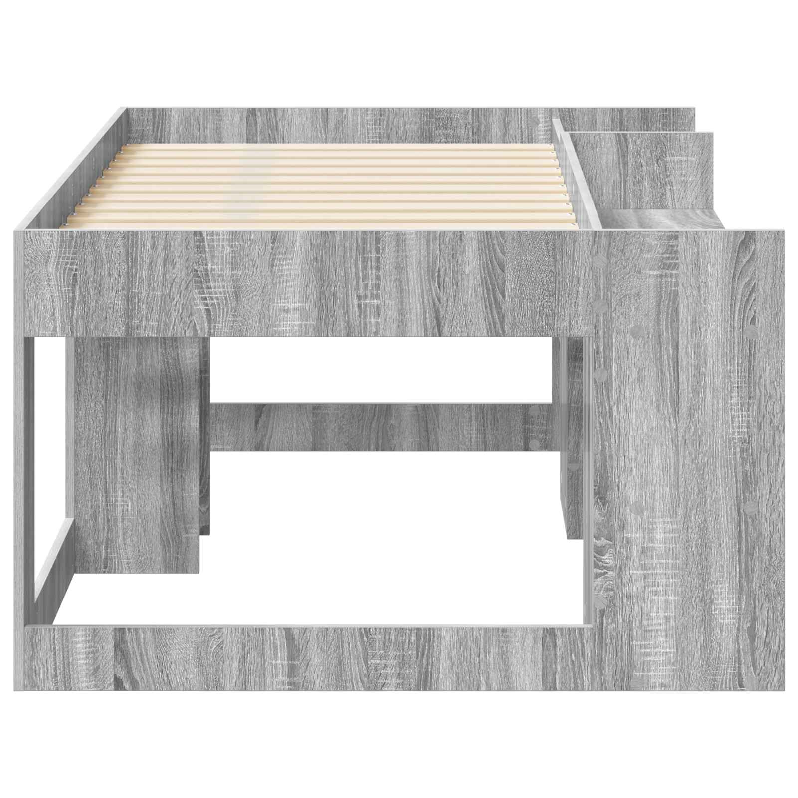 Cadre de lit pour enfants avec rangement Sonoma gris - XIOS
