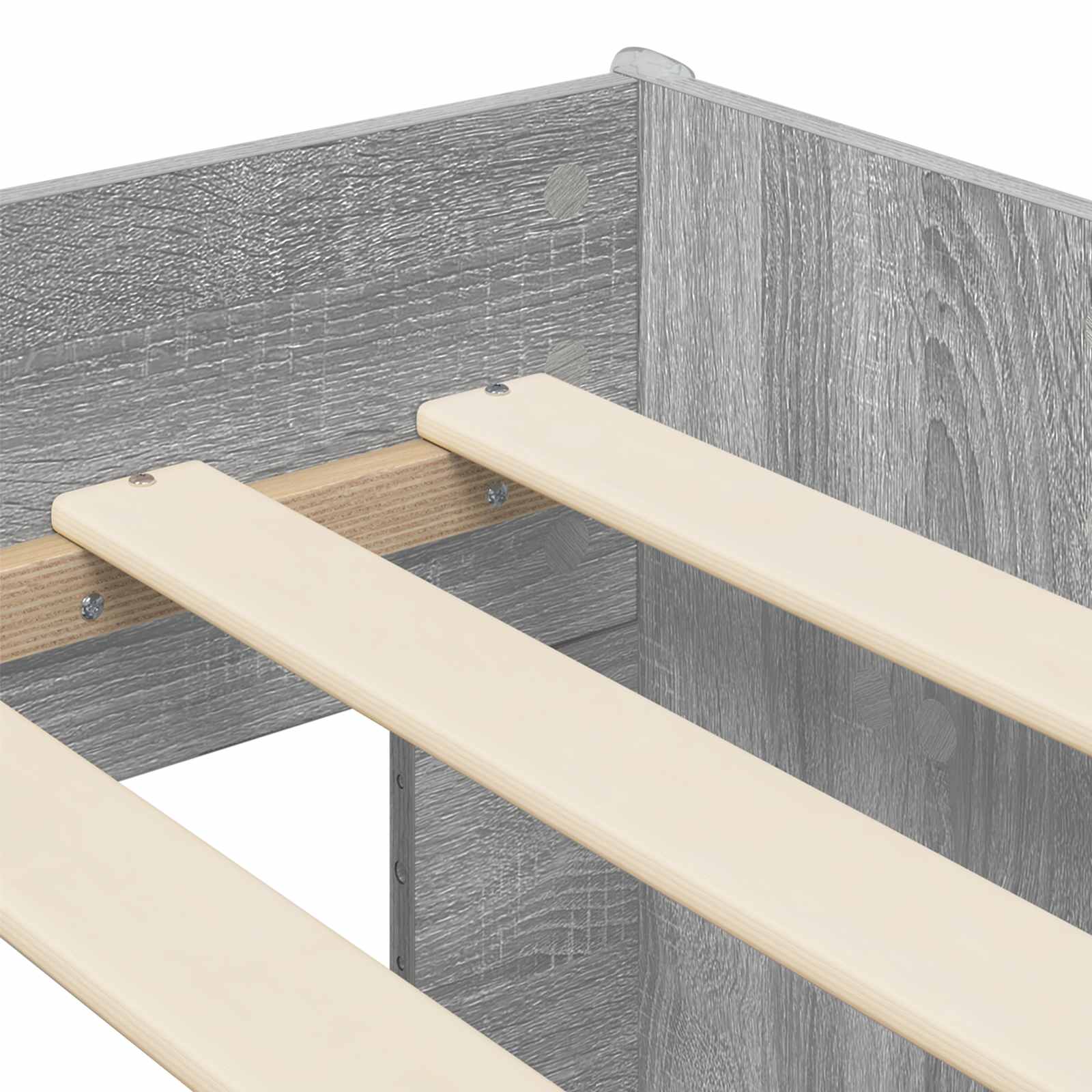 Cadre de lit pour enfants avec rangement Sonoma gris - XIOS