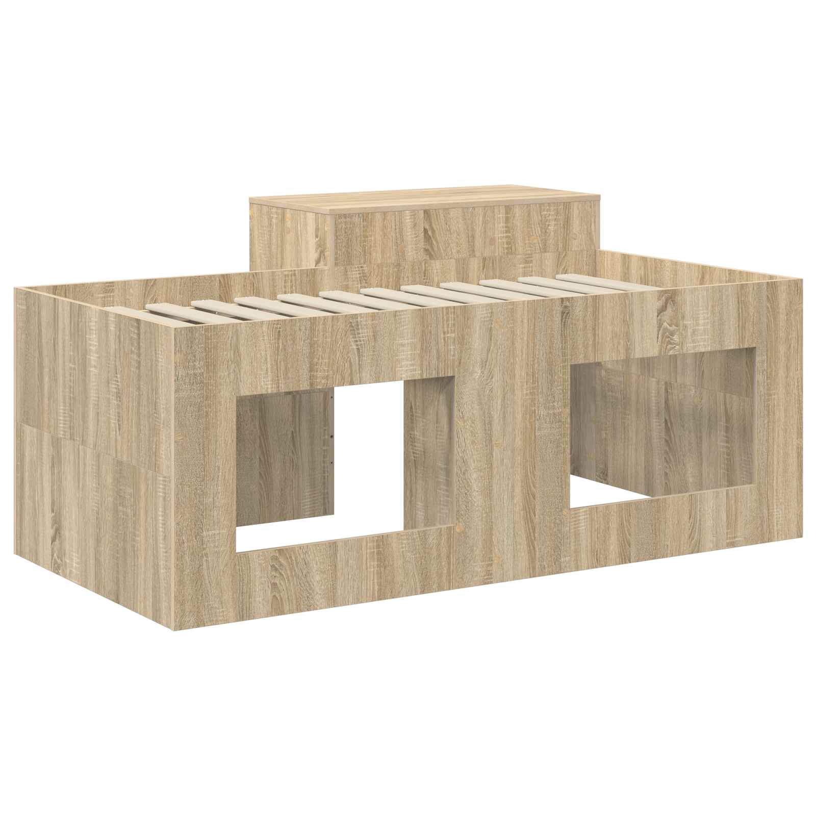 Lit haut pour enfants avec bureau Chêne Sonoma - XIOS