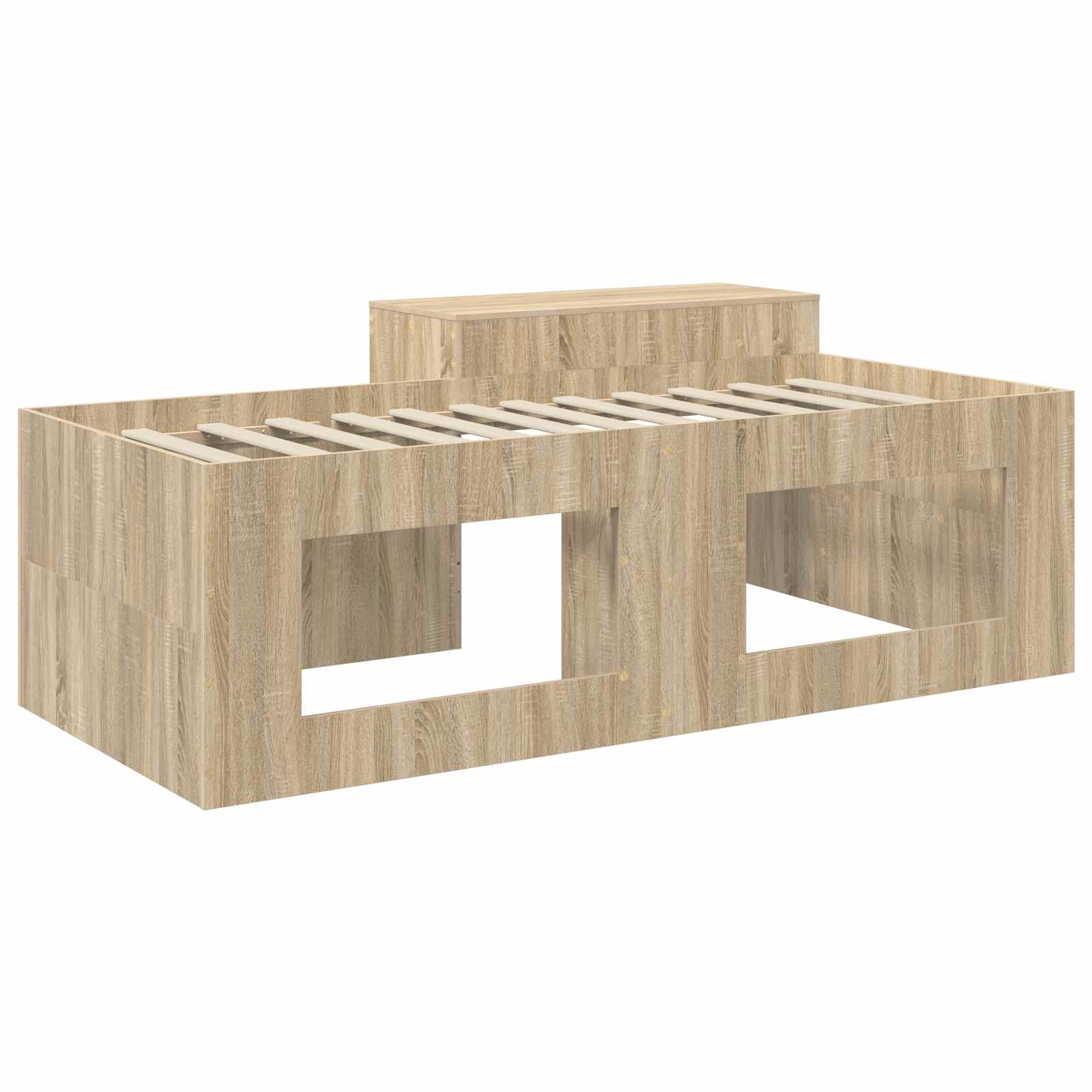 Lit haut pour enfants avec bureau Chêne Sonoma - XIOS