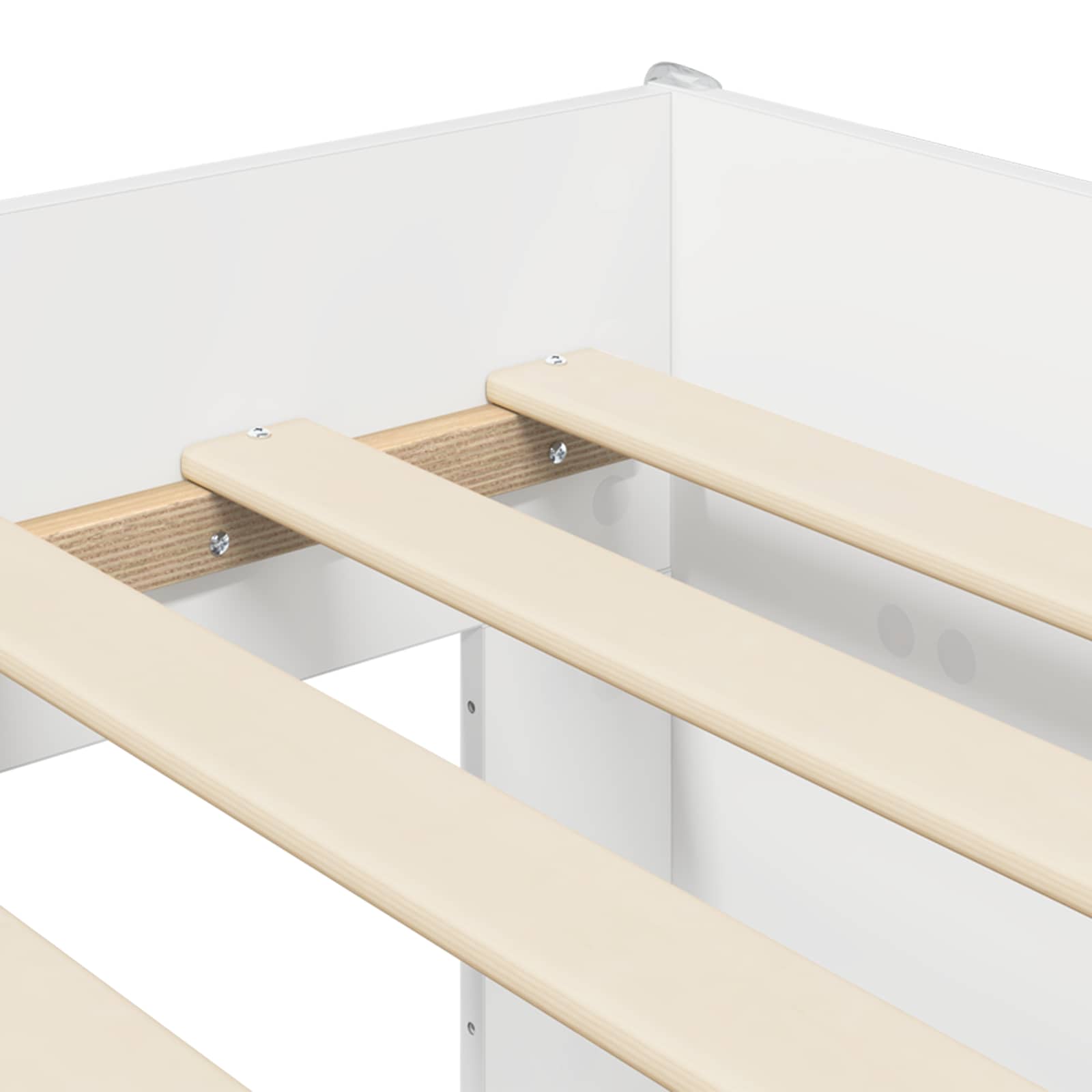 Lit haut pour enfants avec bureau Blanc 75 x 190 cm - XIOS