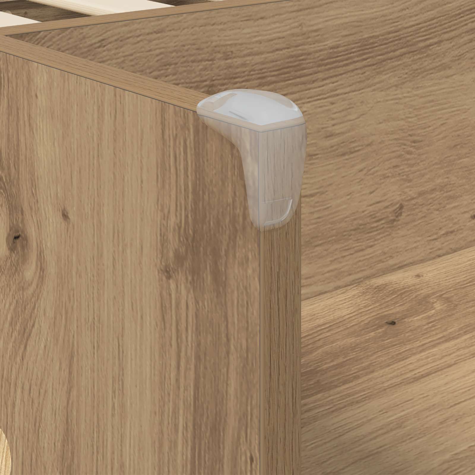 Lit haut pour enfants avec bureau Chêne artisanal 75 x 190 cm - XIOS