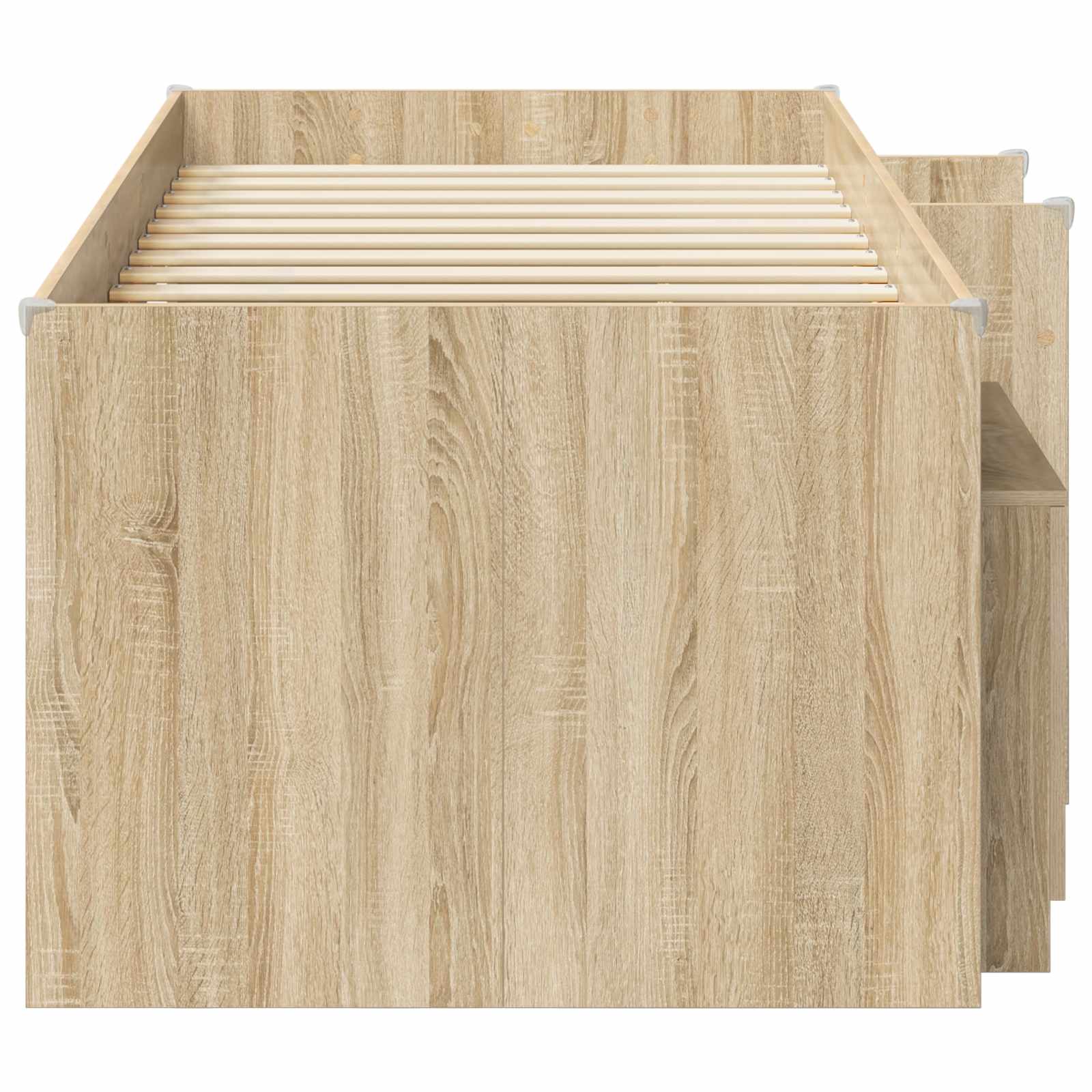 Cadre de lit en loft avec armoire avec porte 3 pc Chêne Sonoma - XIOS