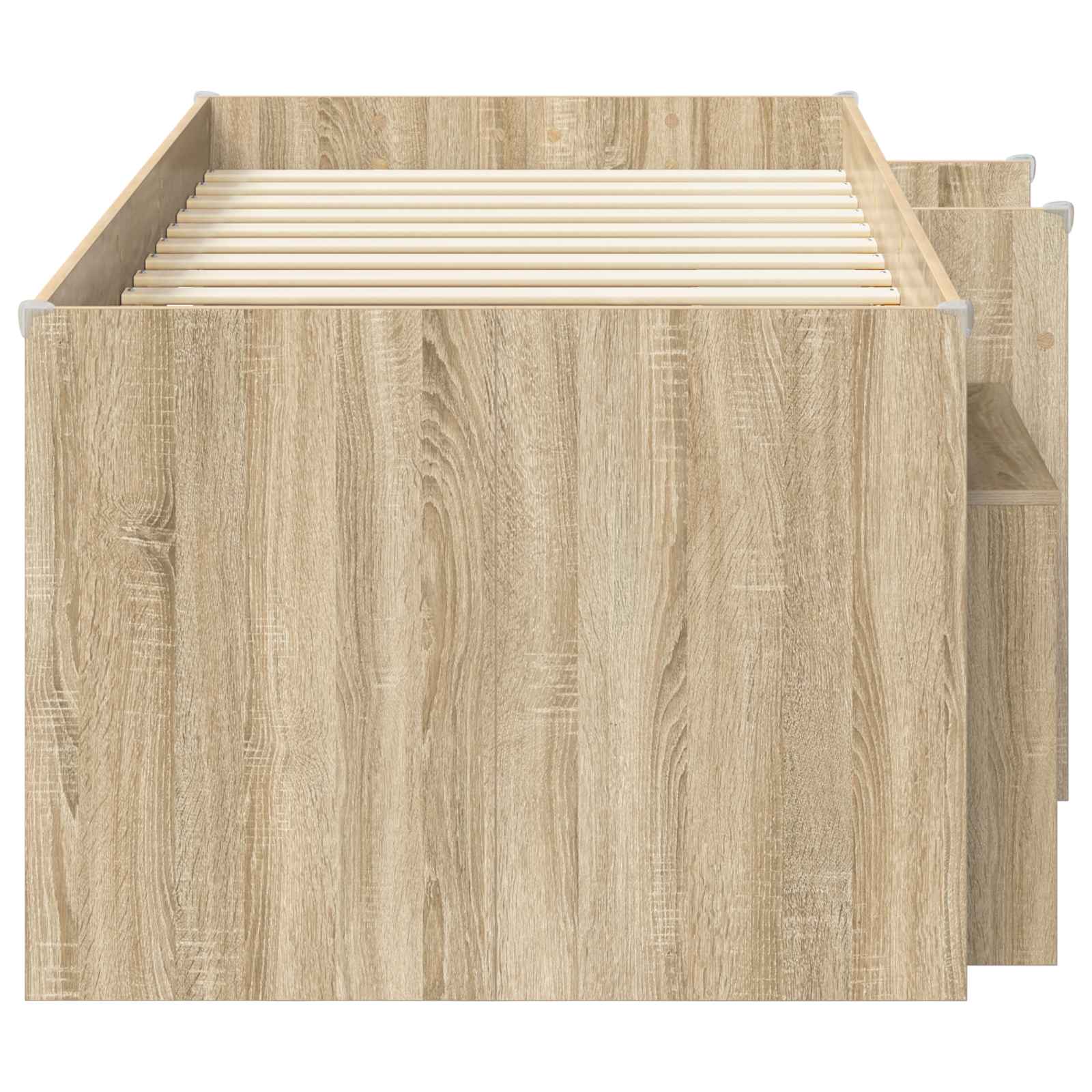 Cadre de lit en loft avec armoire 3 pc Chêne Sonoma - XIOS