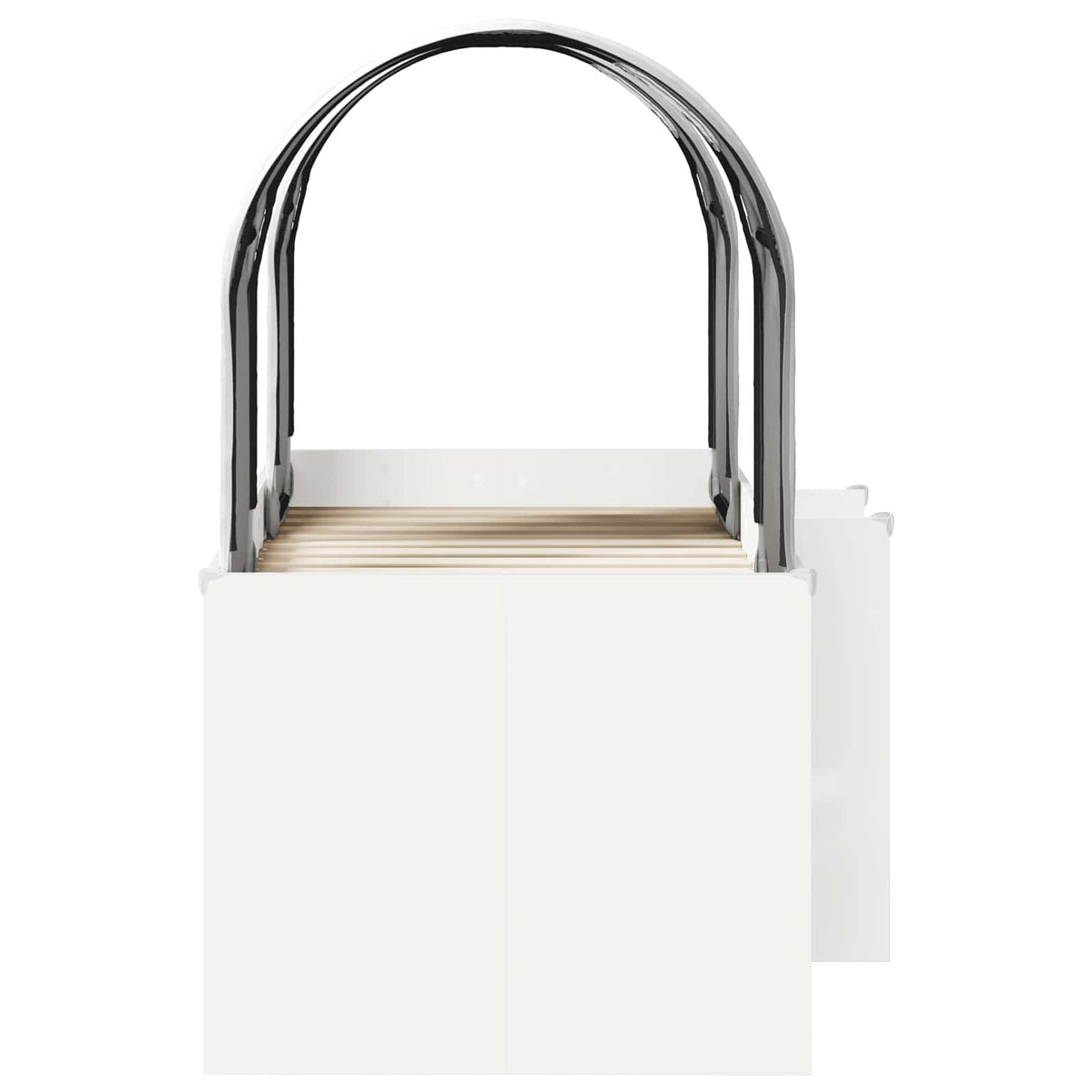 Lit avec Tunnel 3 pc Blanc Bois d'ingénierie - XIOS