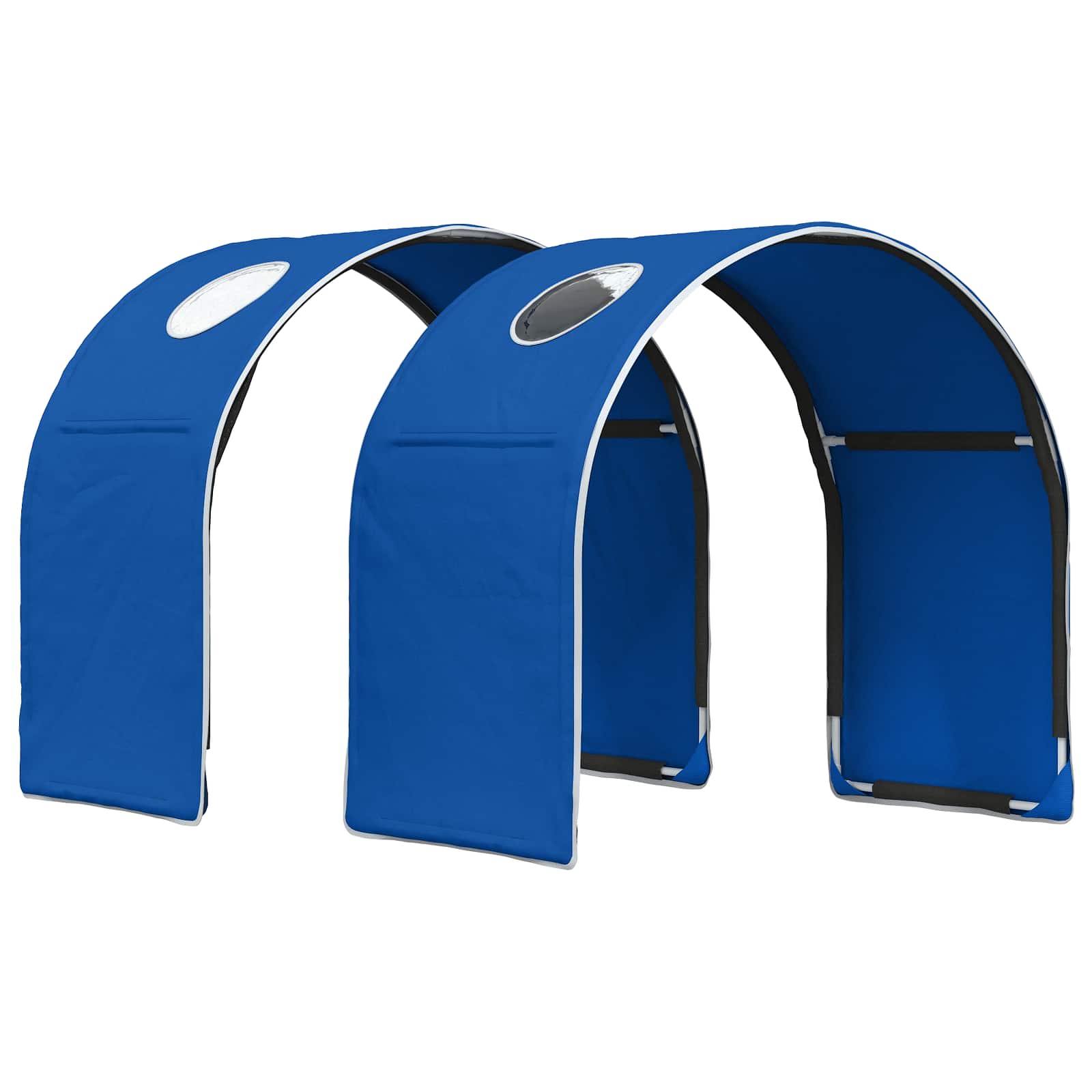 Lit avec Tunnel 3 pc Sonoma et Bleu Bois d'ingénierie - XIOS