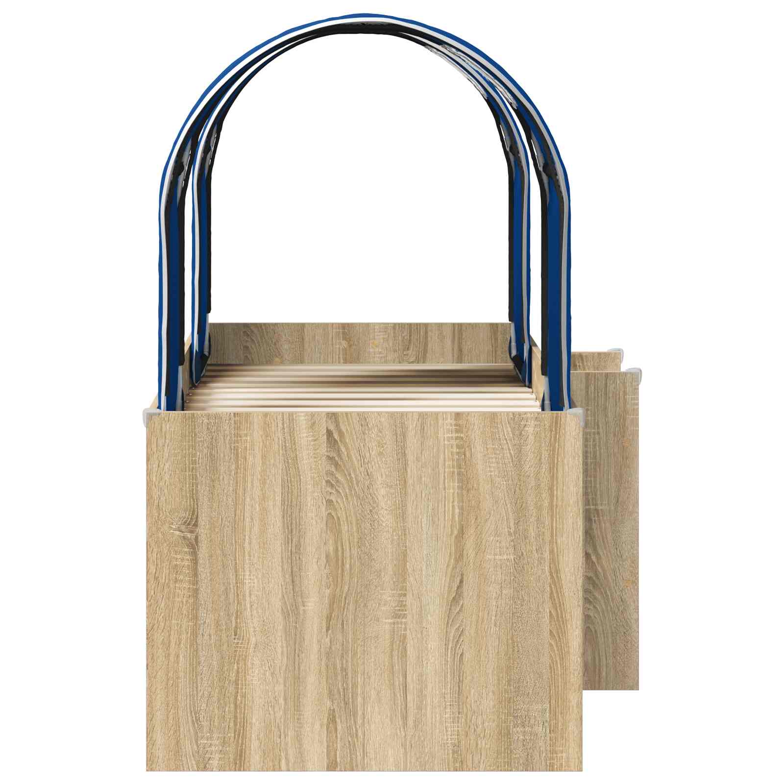 Lit avec Tunnel 3 pc Sonoma et Bleu Bois d'ingénierie - XIOS