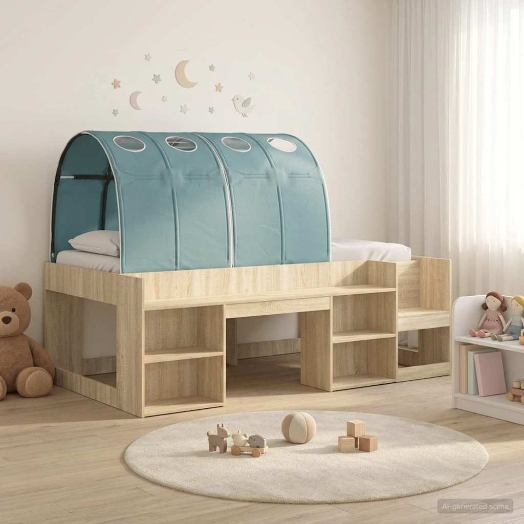 Lit haut pour enfants avec rangement 3 pc Bois d'ingénierie - XIOS