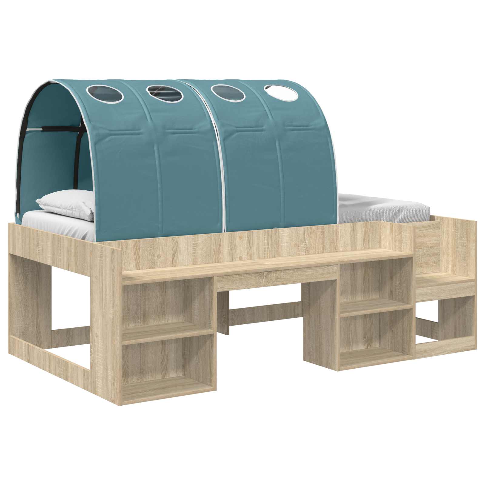 Lit haut pour enfants avec rangement 3 pc Bois d'ingénierie - XIOS