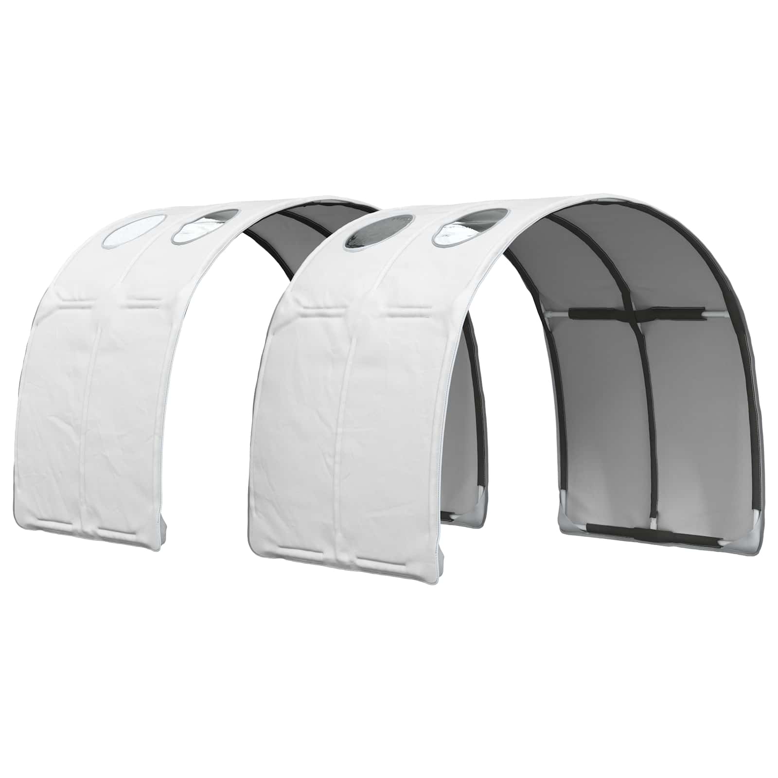 Cadre de lit avec tunnel 3 pc Chêne Sonoma et blanc - XIOS
