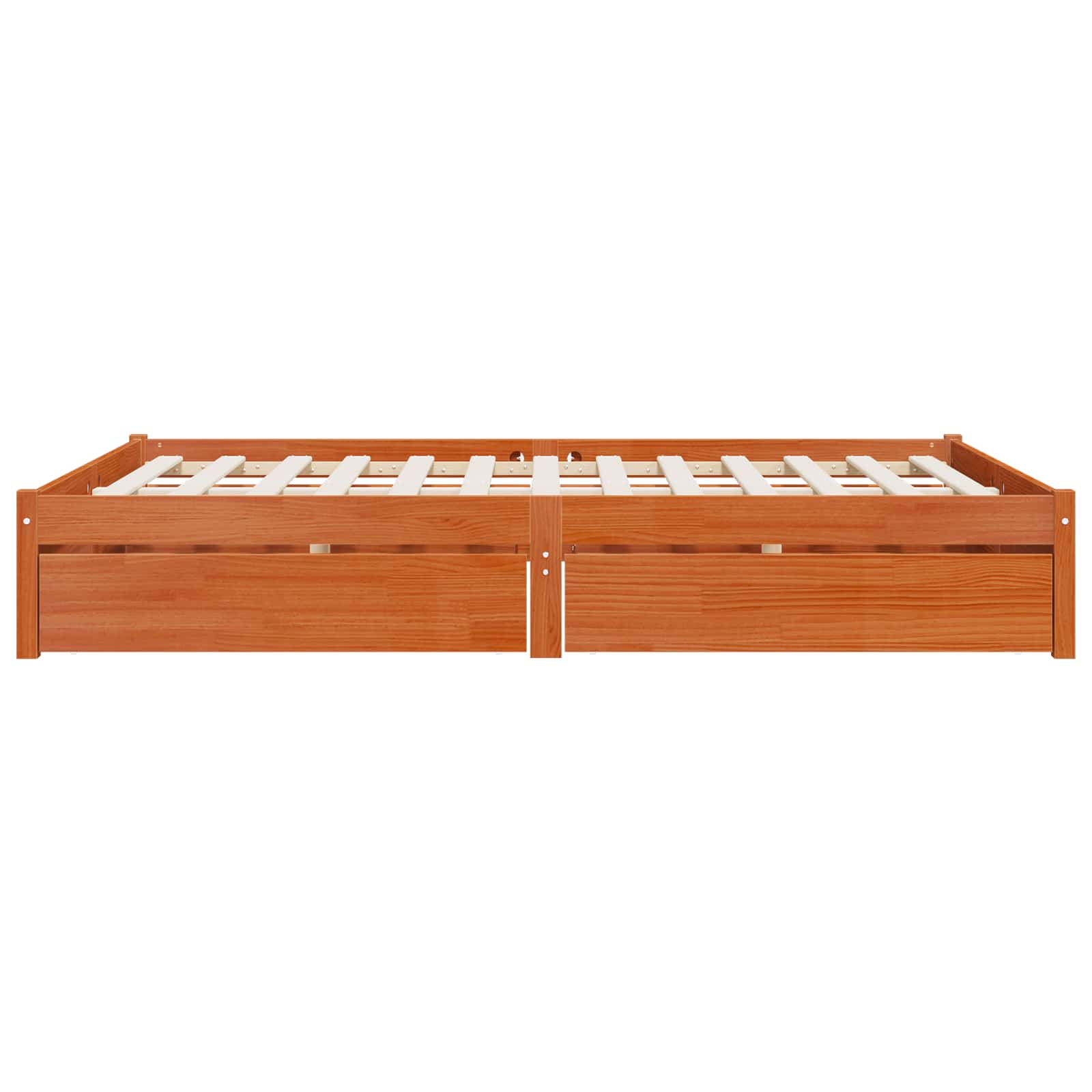 Cadre de lit avec tiroir avec stockage Bois de Pin Massif - XIOS