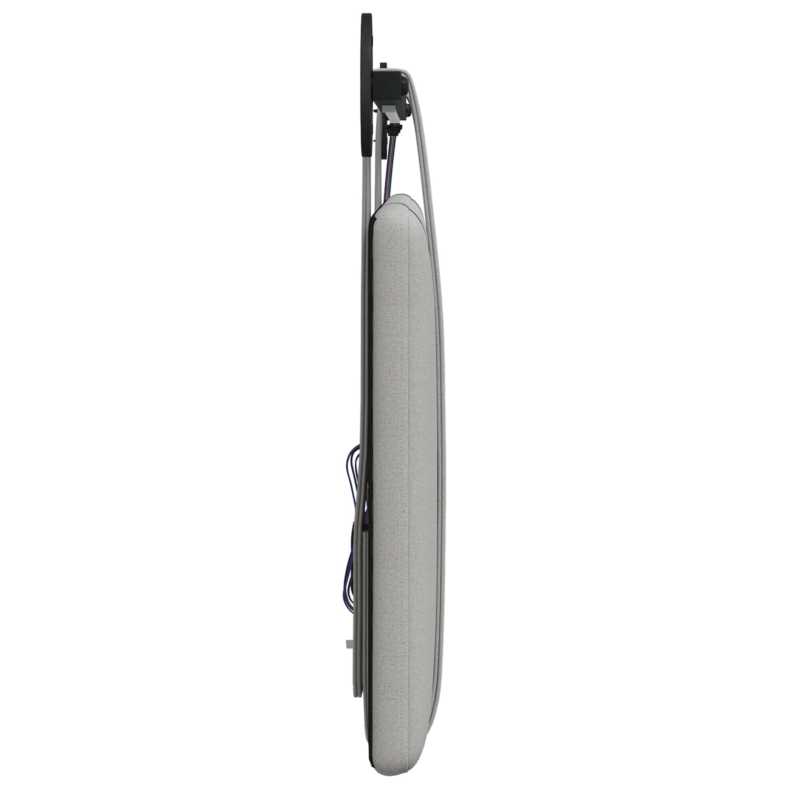 Tête de lit suspendue Gris nuage Tissu - XIOS