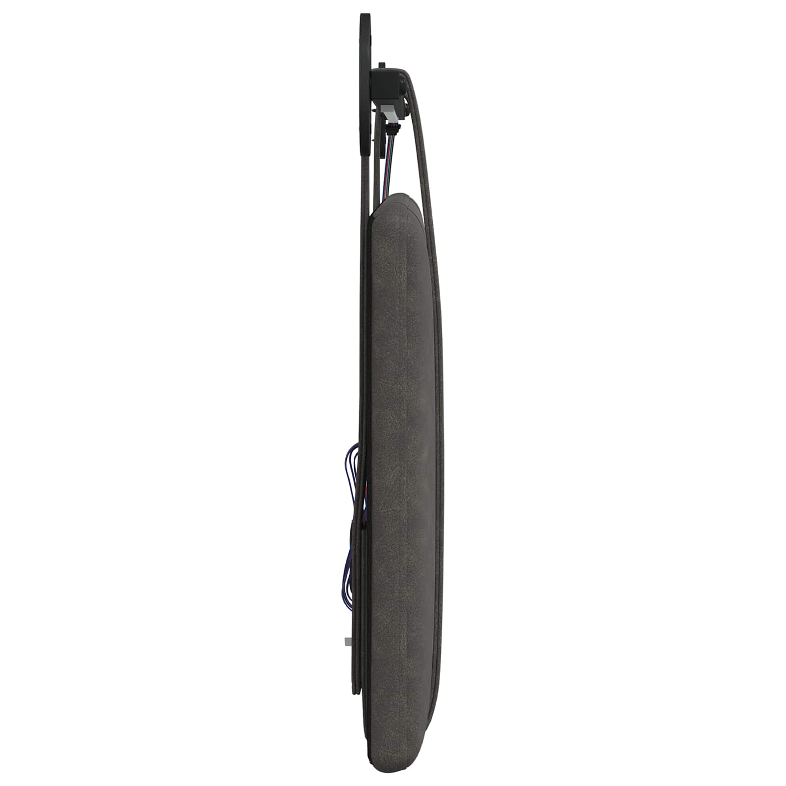 Tête de lit suspendue Avec lumière LED Noir PU antique - XIOS