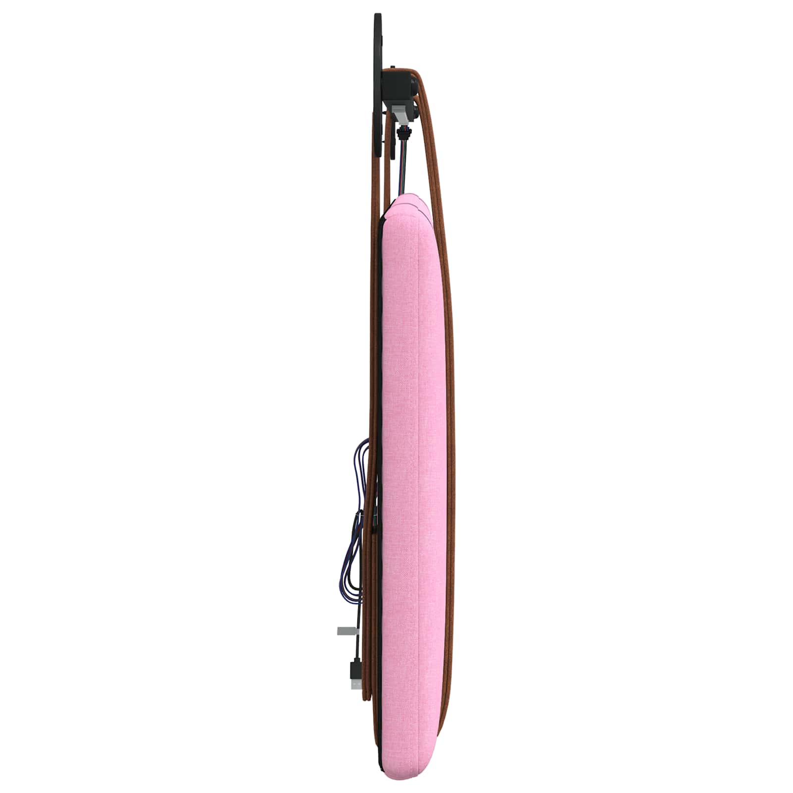 Tête de lit suspendue Avec lumière LED Rose PU antique - XIOS