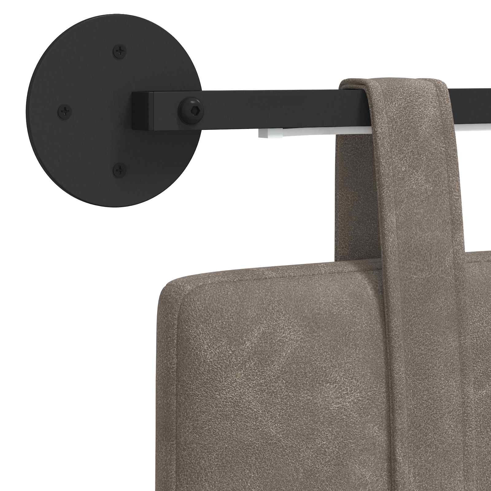 Tête de lit suspendue Avec lumière LED Gris PU antique - XIOS
