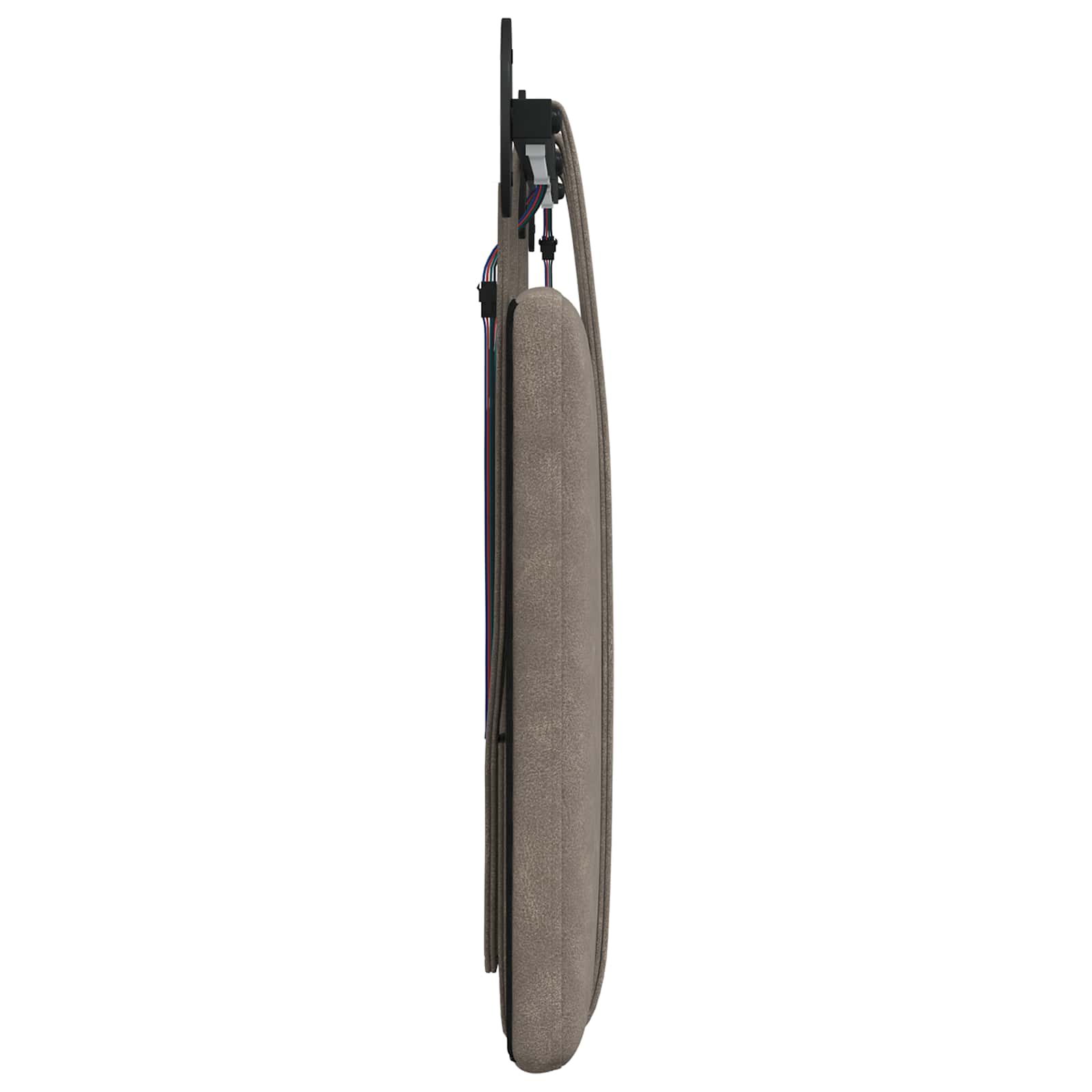 Tête de lit suspendue Avec lumière LED Gris PU antique - XIOS