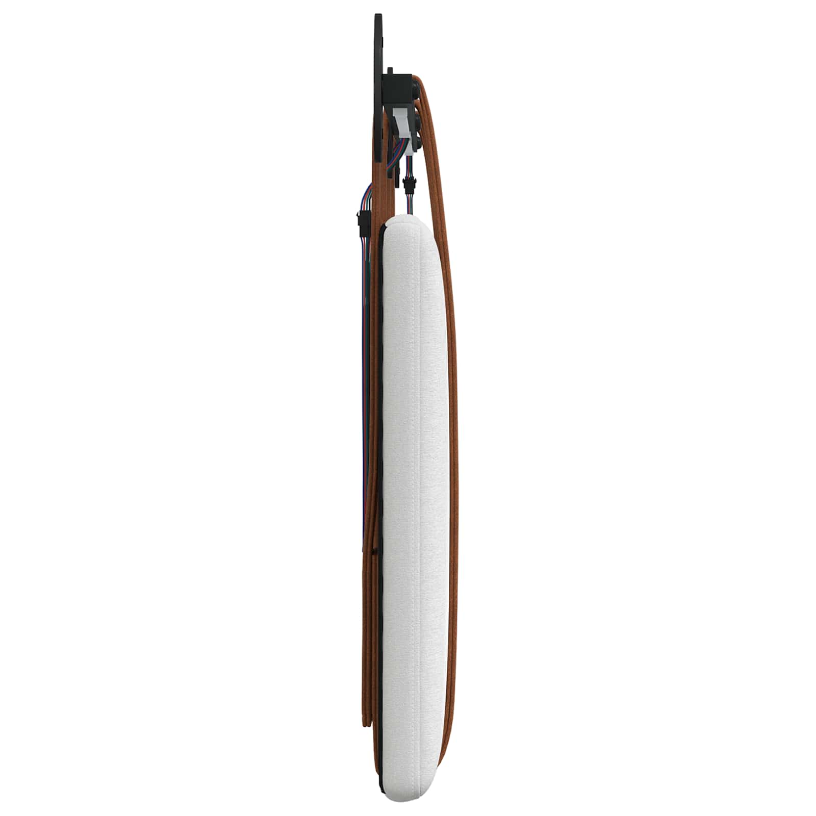 Tête de lit suspendue Avec lumière LED Blanc PU antique - XIOS