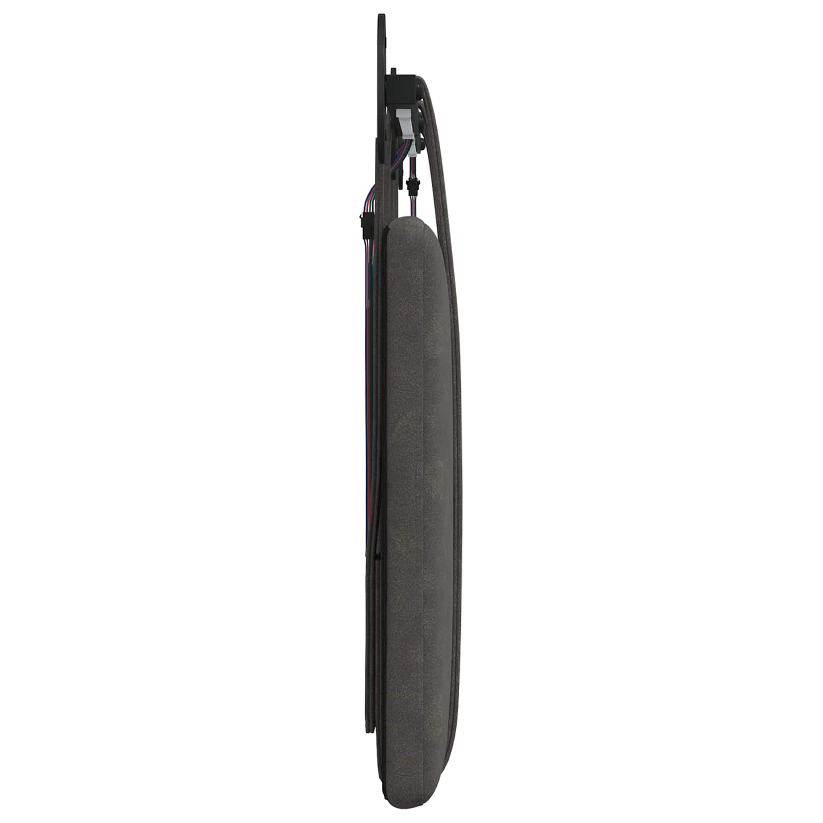 Tête de lit suspendue Avec lumière LED Noir PU antique - XIOS