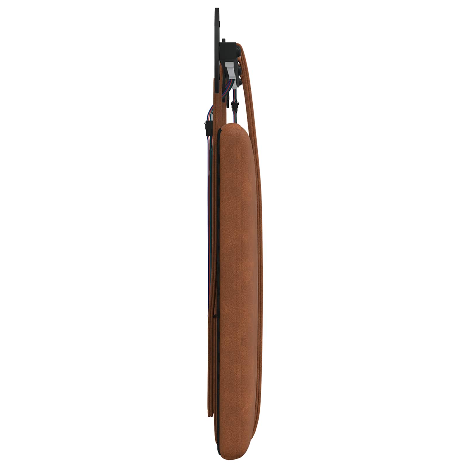 Tête de lit suspendue Avec lumière LED Marron PU antique - XIOS
