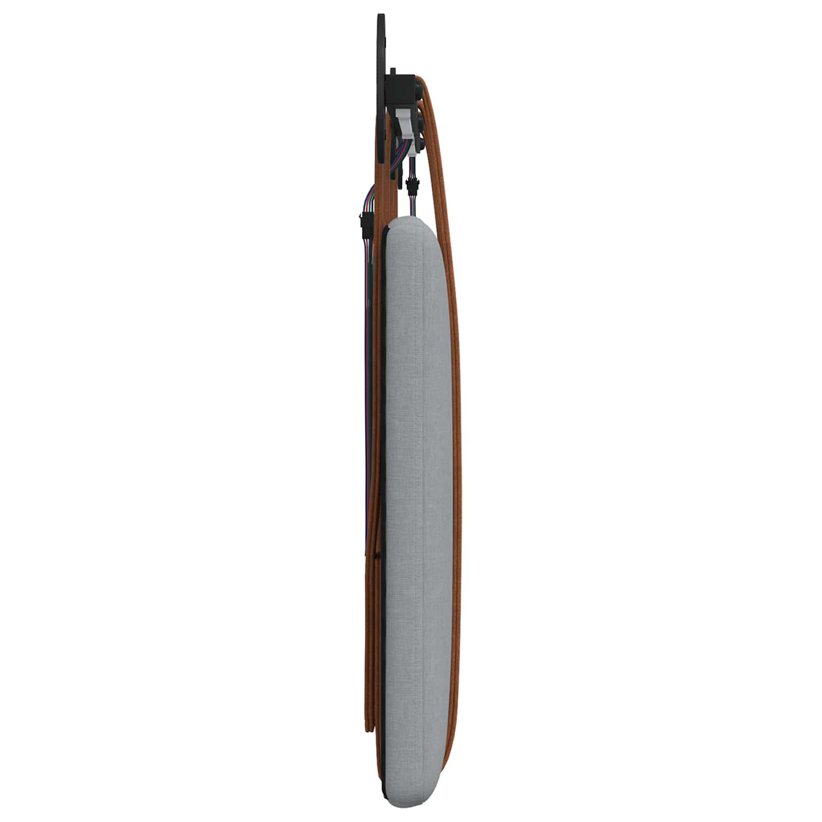 Tête de lit suspendue Avec lumière LED Gris clair PU antique - XIOS