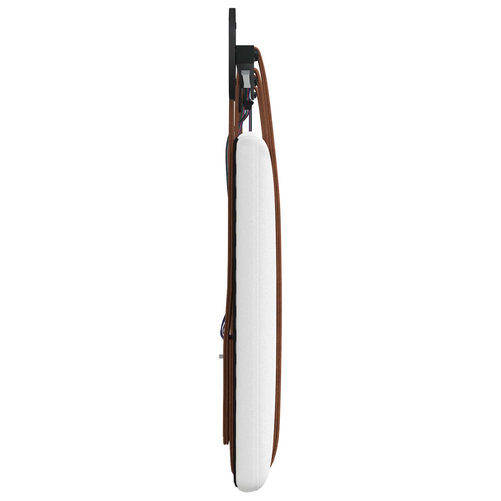 Tête de lit suspendue Avec lumière LED Blanc PU antique - XIOS