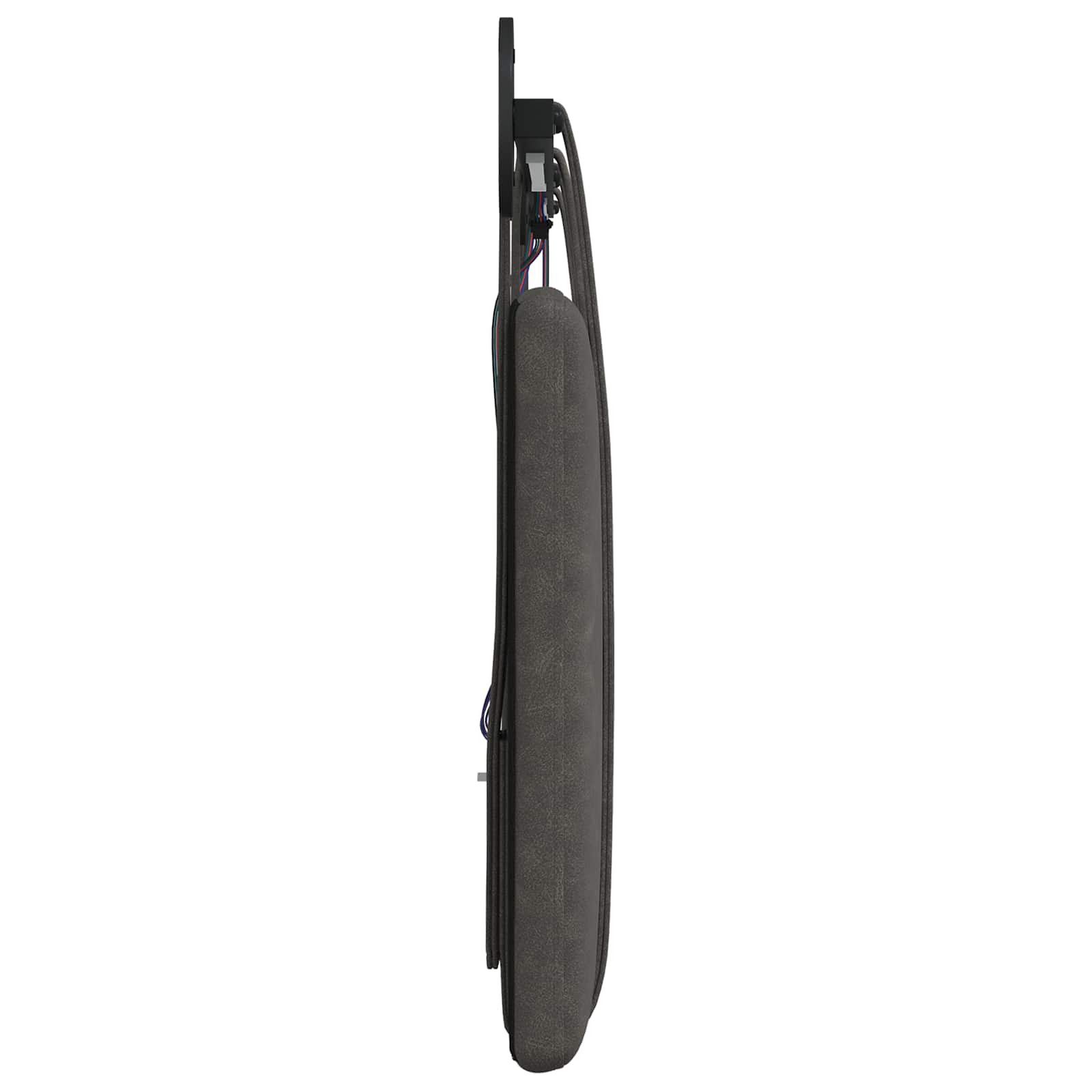 Tête de lit suspendue Avec lumière LED Noir PU antique - XIOS