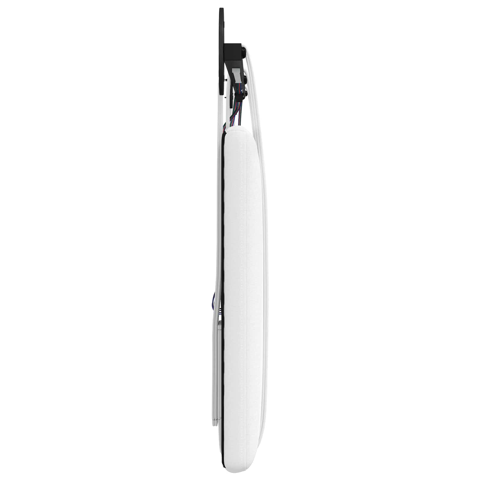 Tête de lit suspendue Avec lumière LED Blanc Tissu - XIOS