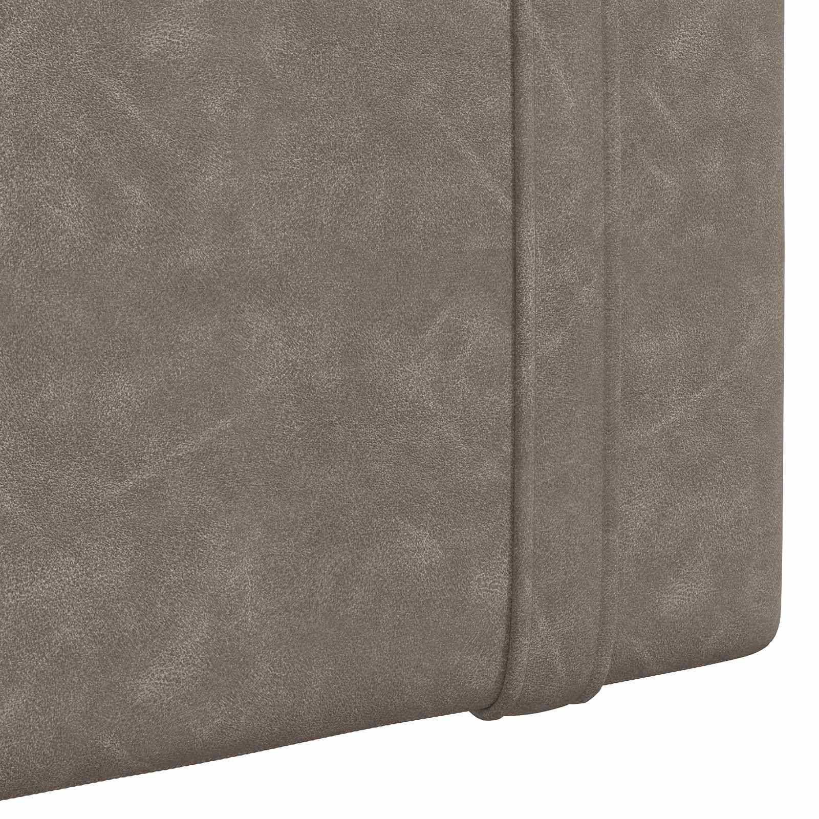 Tête de lit suspendue Avec lumière LED Gris PU antique - XIOS