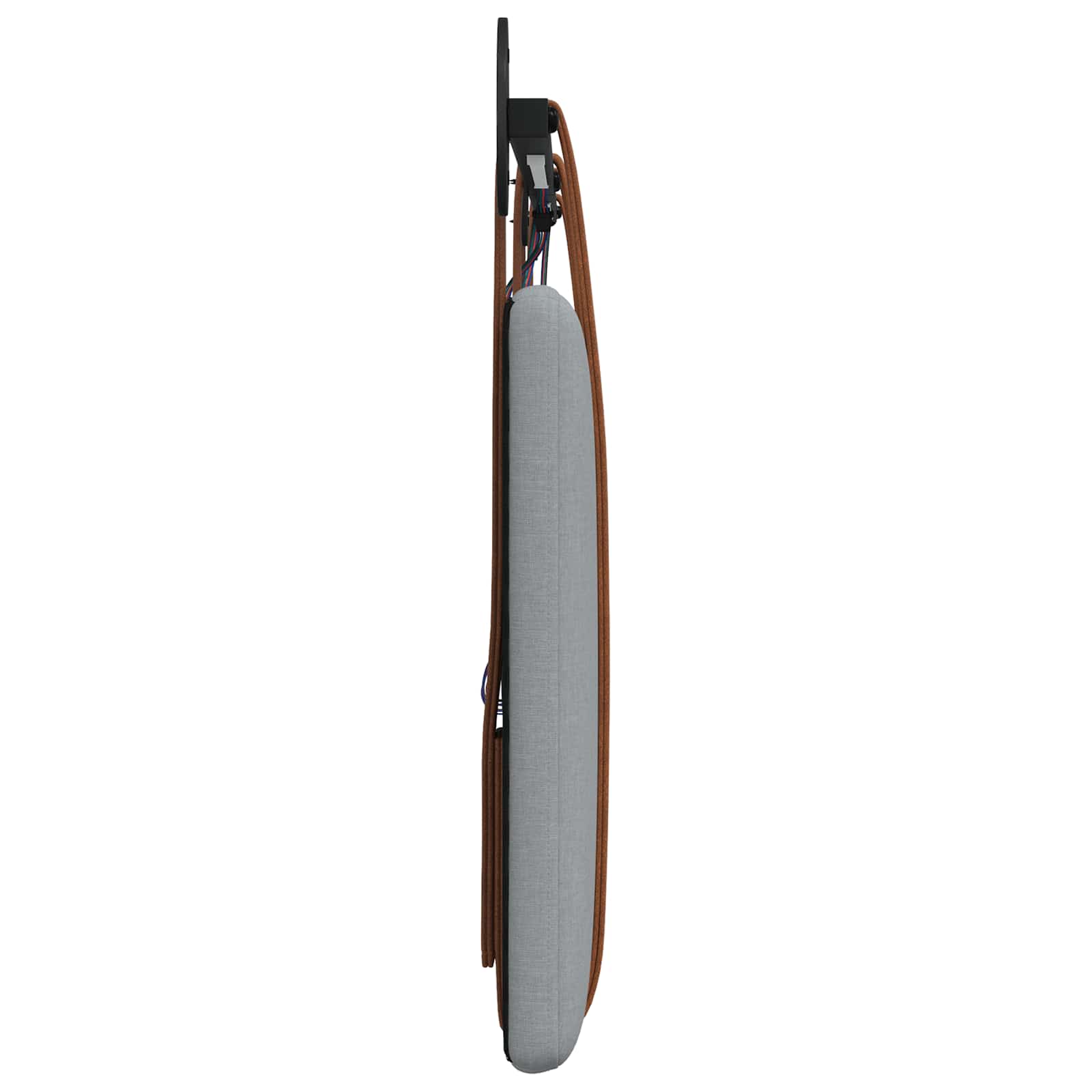 Tête de lit suspendue Avec lumière LED Gris clair PU antique - XIOS