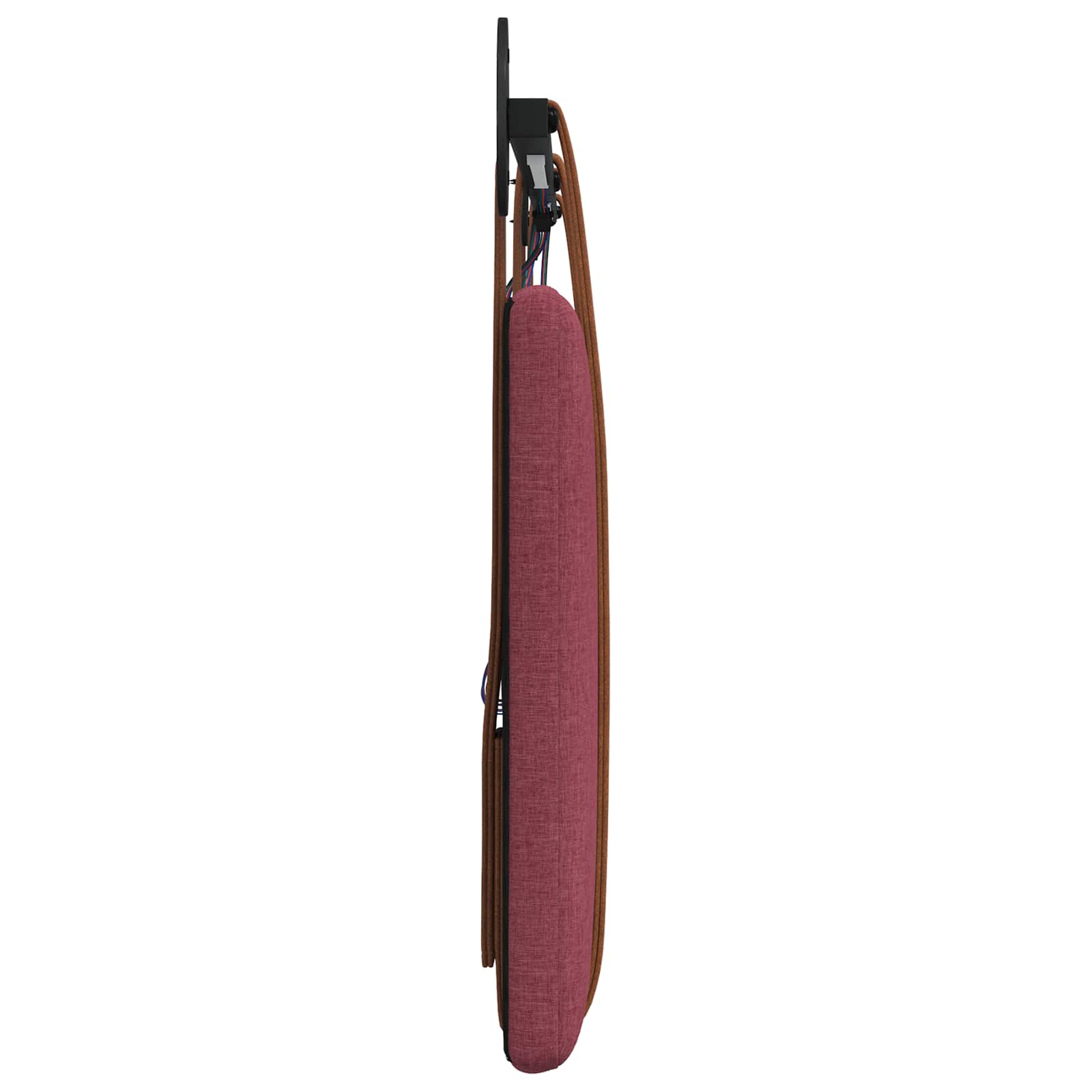Tête de lit suspendue Avec lumière LED Bordeaux PU antique - XIOS