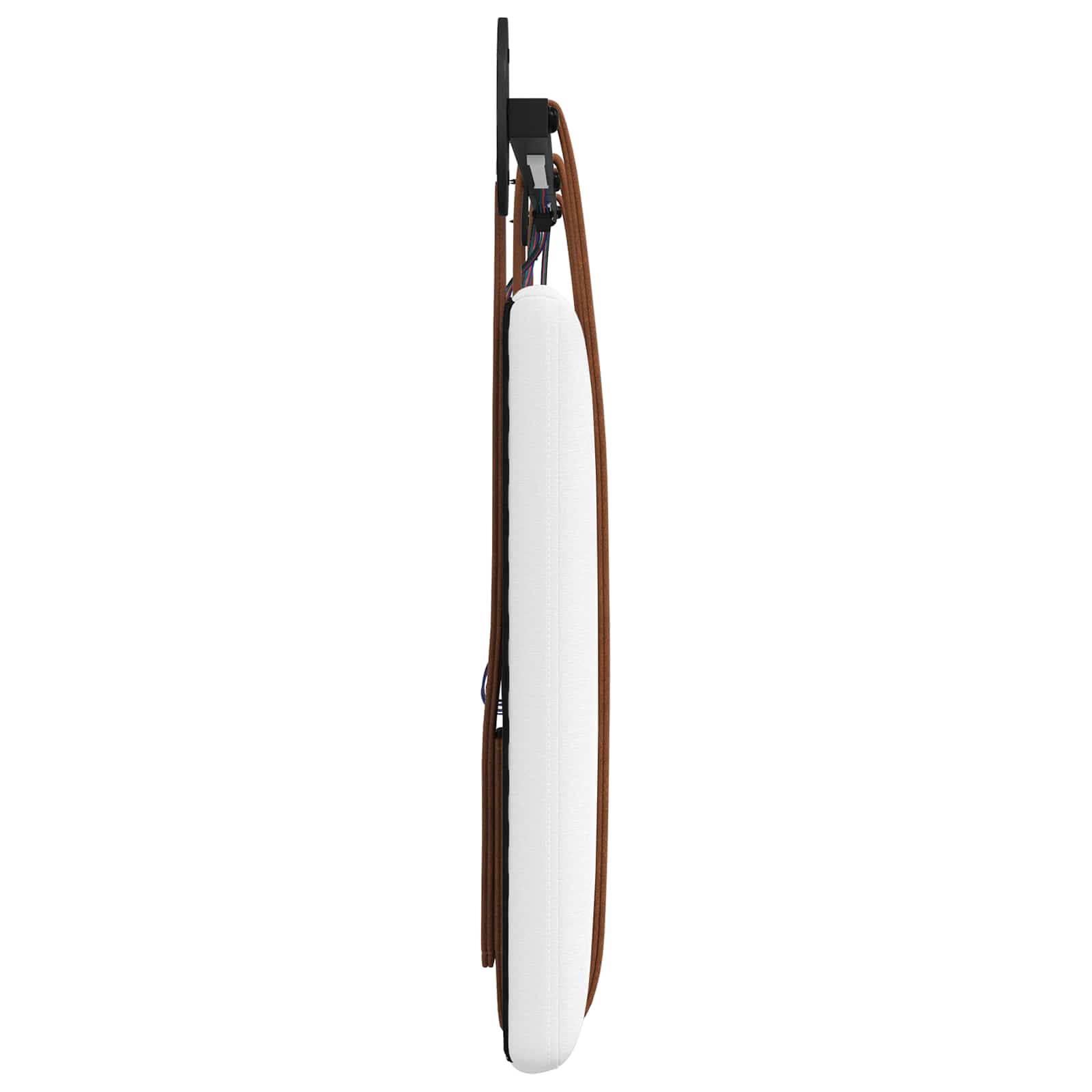 Tête de lit suspendue Avec lumière LED Blanc PU antique - XIOS