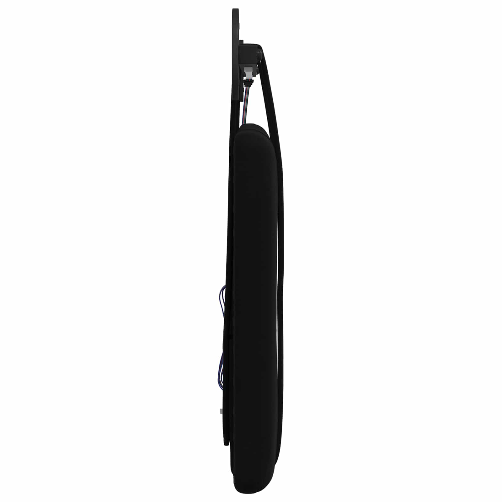 Tête de lit suspendue Avec lumière LED Noir Velours - XIOS