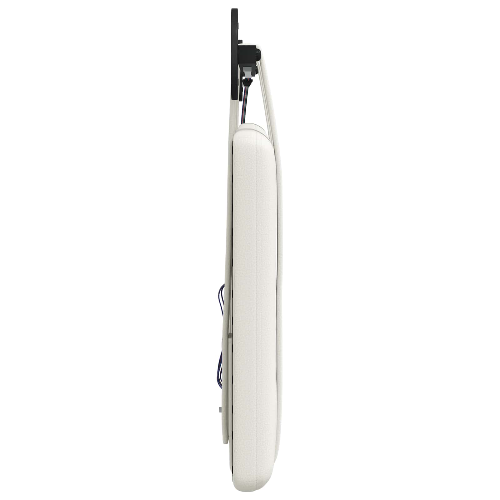 Tête de lit suspendue Avec lumière LED Blanc Simili cuir - XIOS