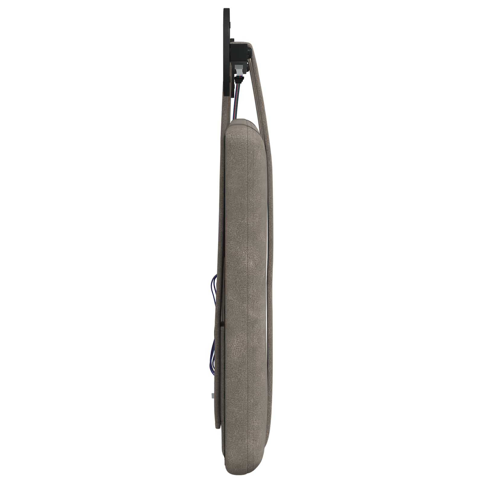 Tête de lit suspendue Avec lumière LED Gris PU antique - XIOS