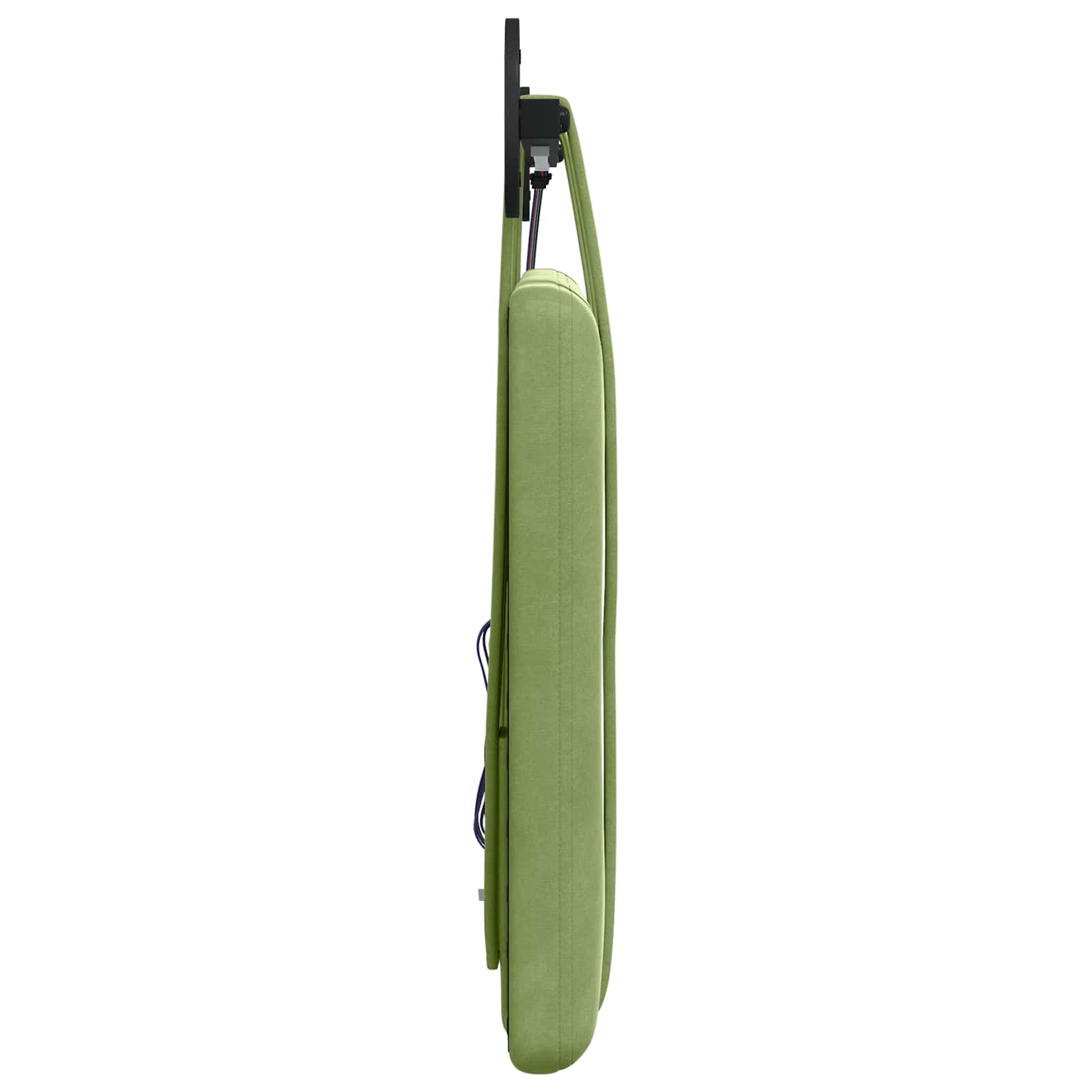 Tête de lit suspendue Avec lumière LED Vert clair Velours - XIOS
