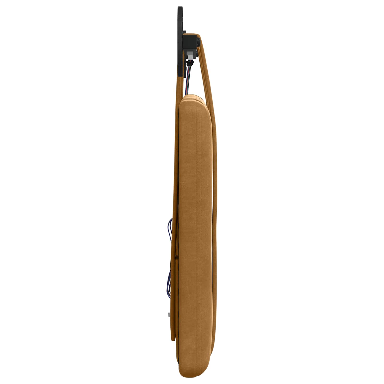 Tête de lit suspendue Avec lumière LED Marron Velours - XIOS