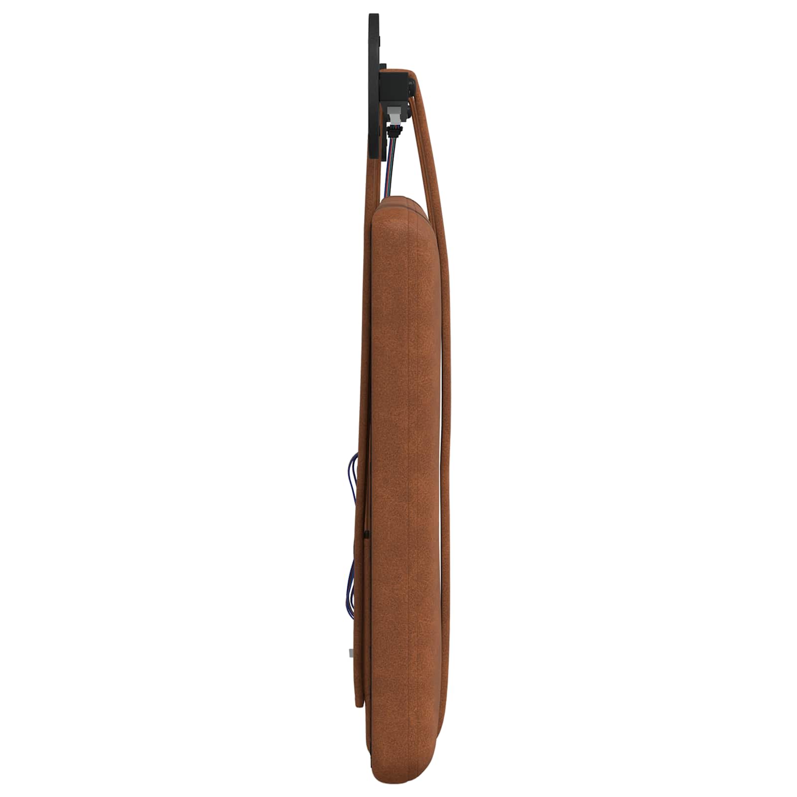 Tête de lit suspendue Avec lumière LED Marron PU antique - XIOS