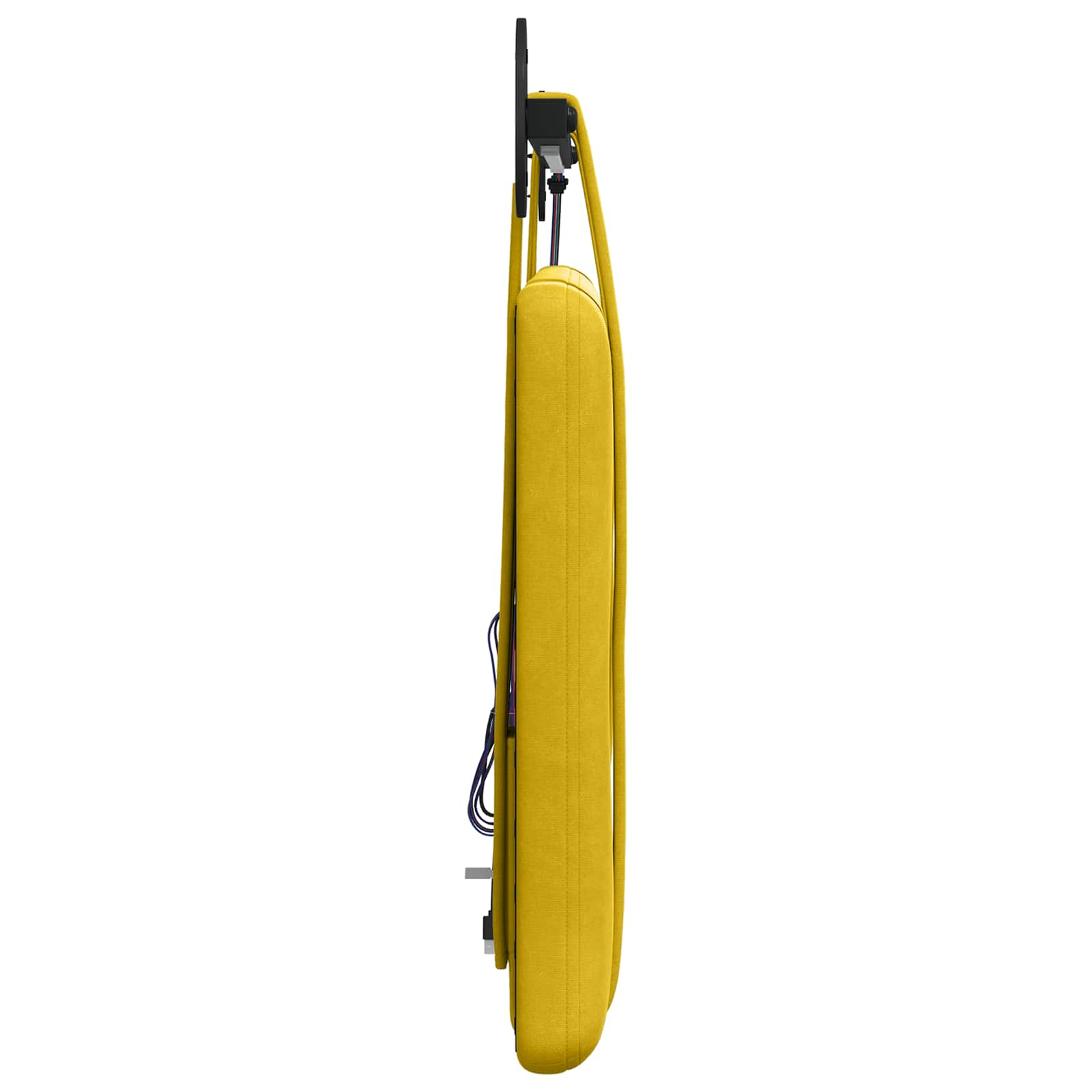 Tête de lit suspendue Avec lumière LED Jaune Velours - XIOS