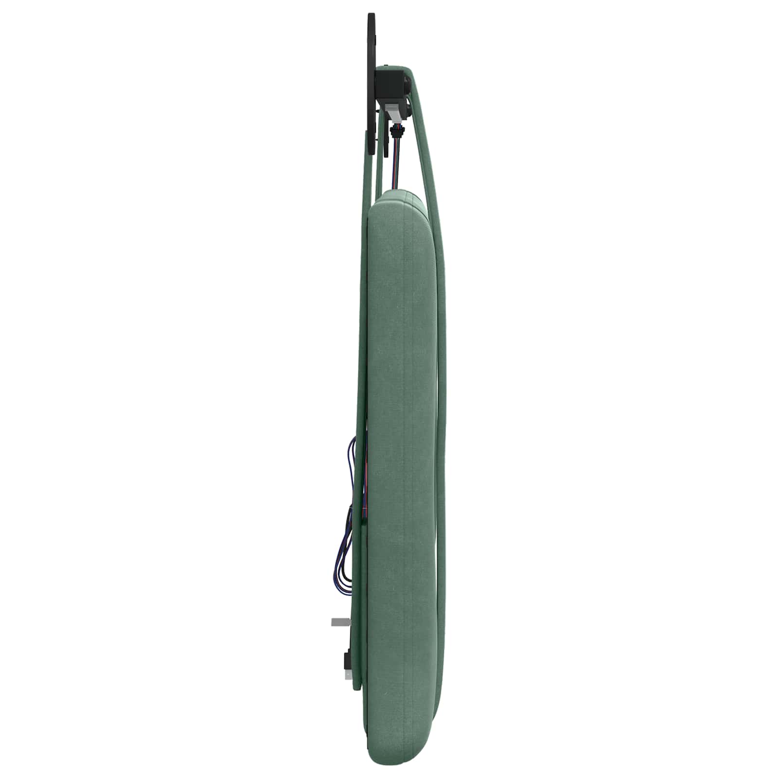 Tête de lit suspendue Avec lumière LED Vert Mer Velours - XIOS