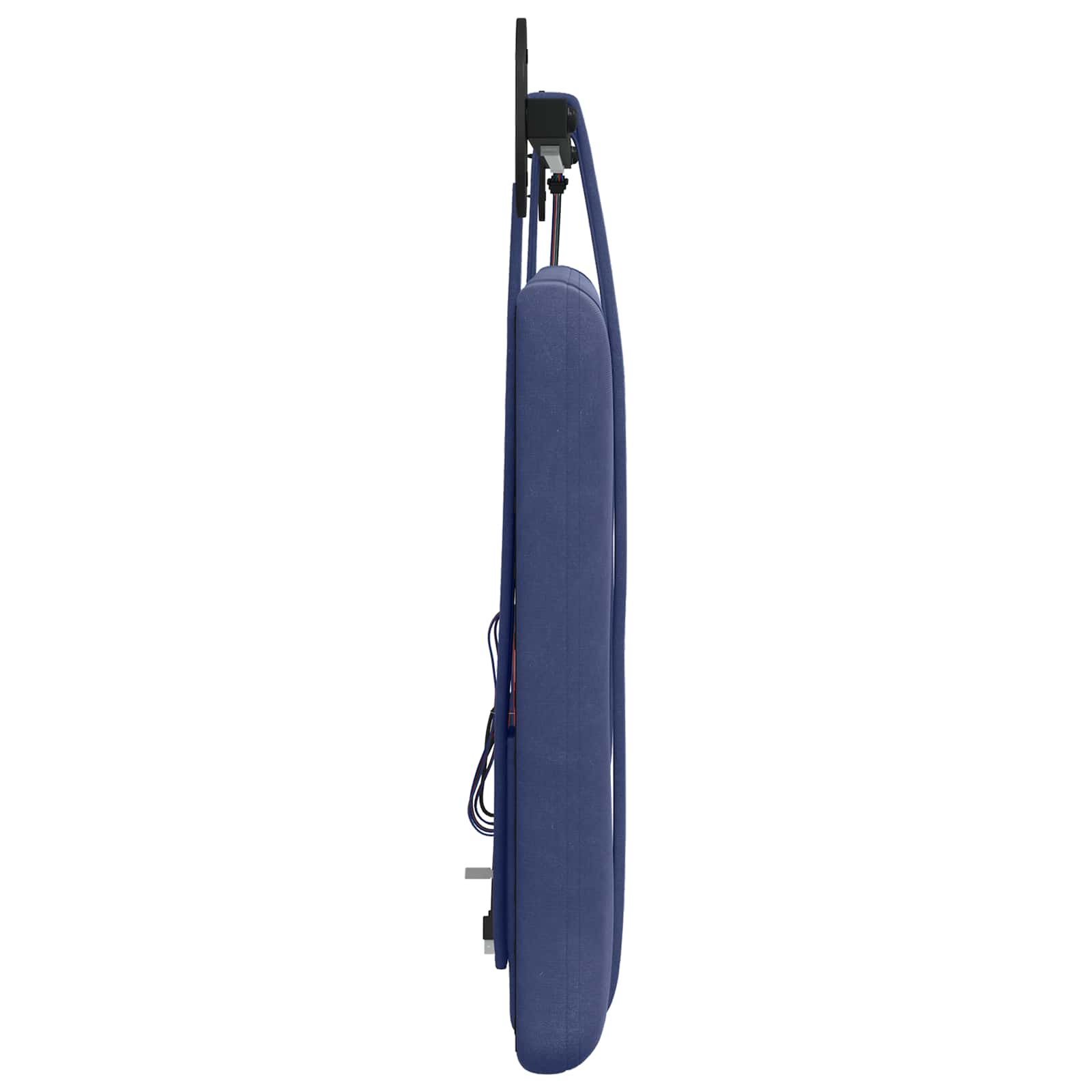 Tête de lit suspendue Avec lumière LED Bleu police Velours - XIOS