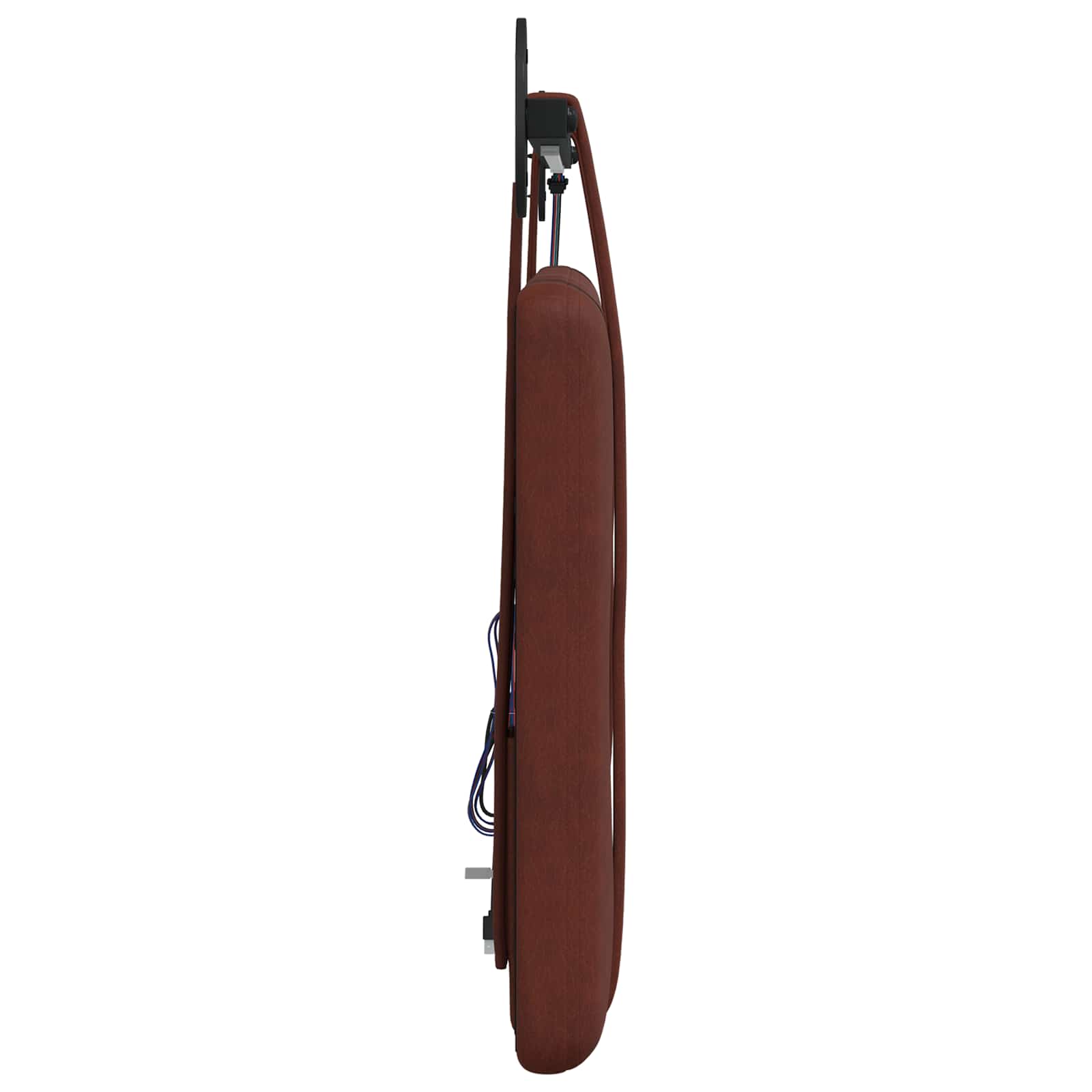 Tête de lit suspendue Avec lumière LED Brun Brillant PU antique - XIOS
