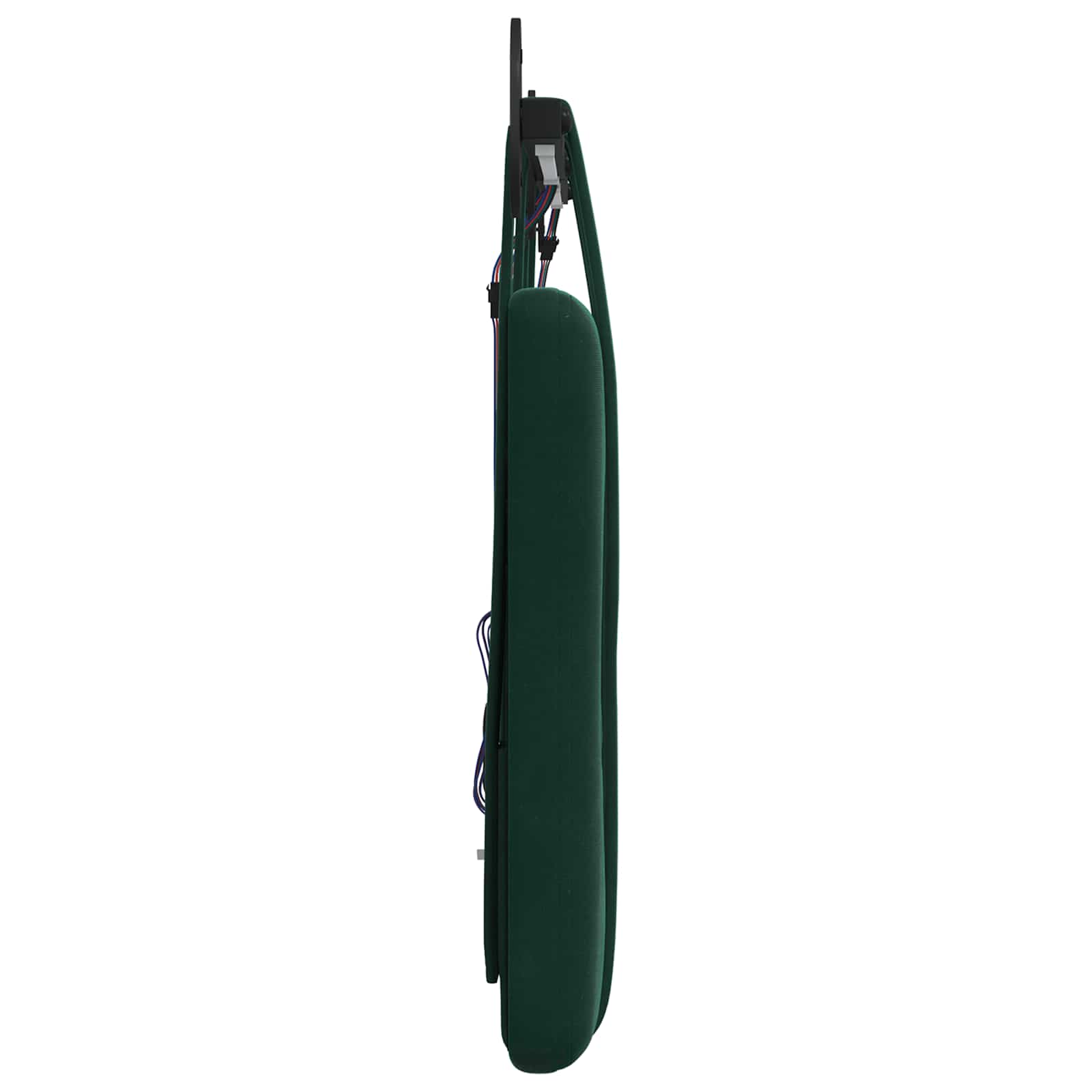Tête de lit suspendue Avec lumière LED Vert foncé Velours - XIOS