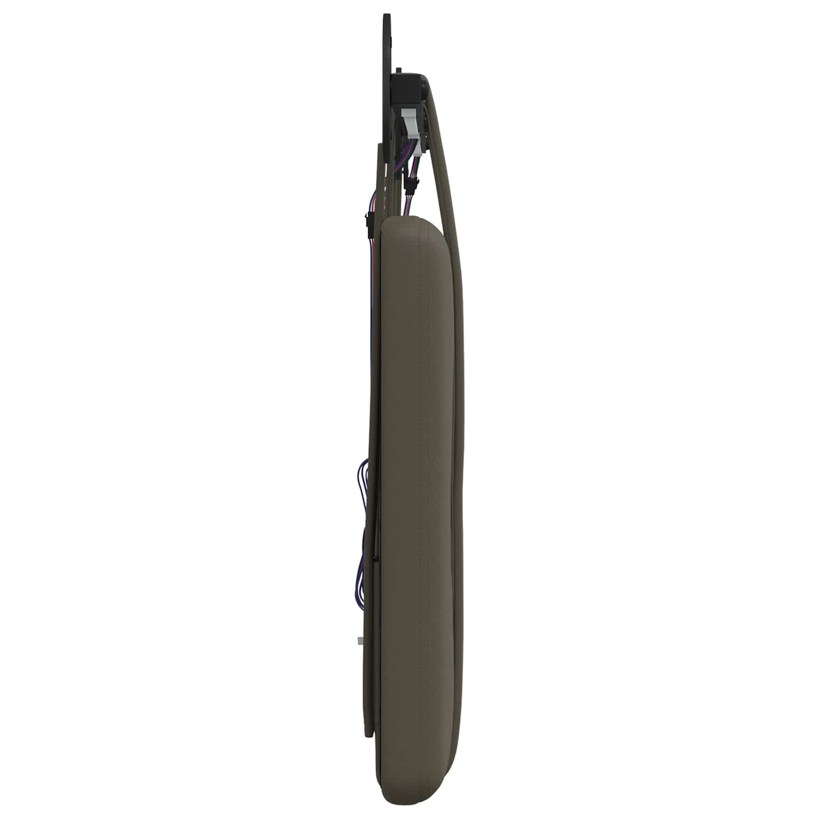 Tête de lit suspendue Avec lumière LED Gris Simili cuir - XIOS