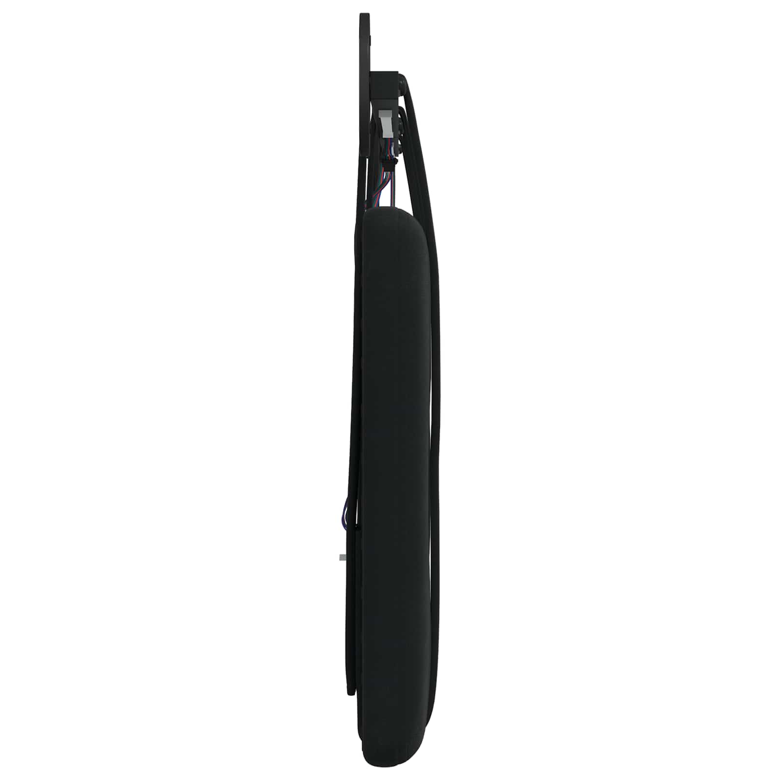 Tête de lit suspendue Avec lumière LED Noir Velours - XIOS