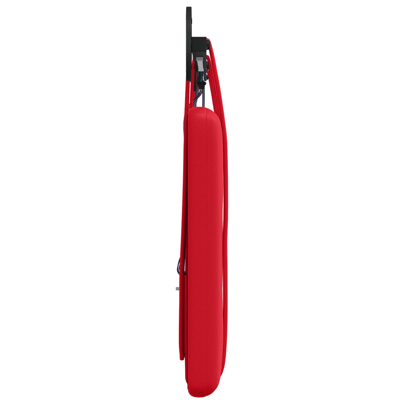 Tête de lit suspendue Avec lumière LED Rouge Simili cuir - XIOS