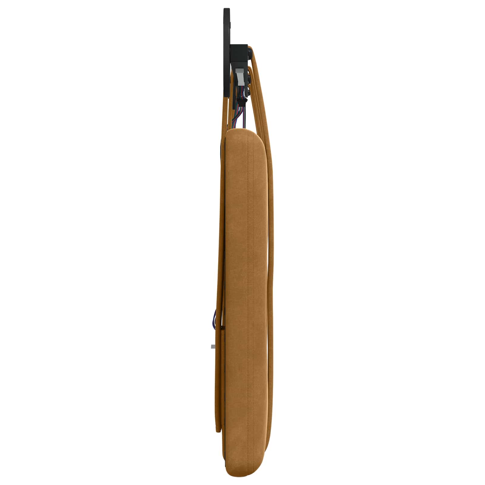 Tête de lit suspendue Avec lumière LED Marron Velours - XIOS