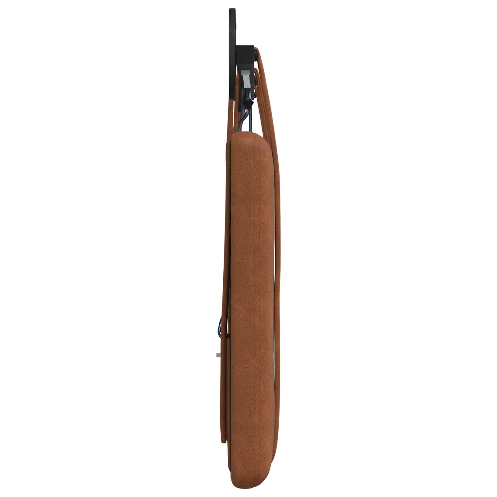 Tête de lit suspendue Avec lumière LED Marron PU antique - XIOS