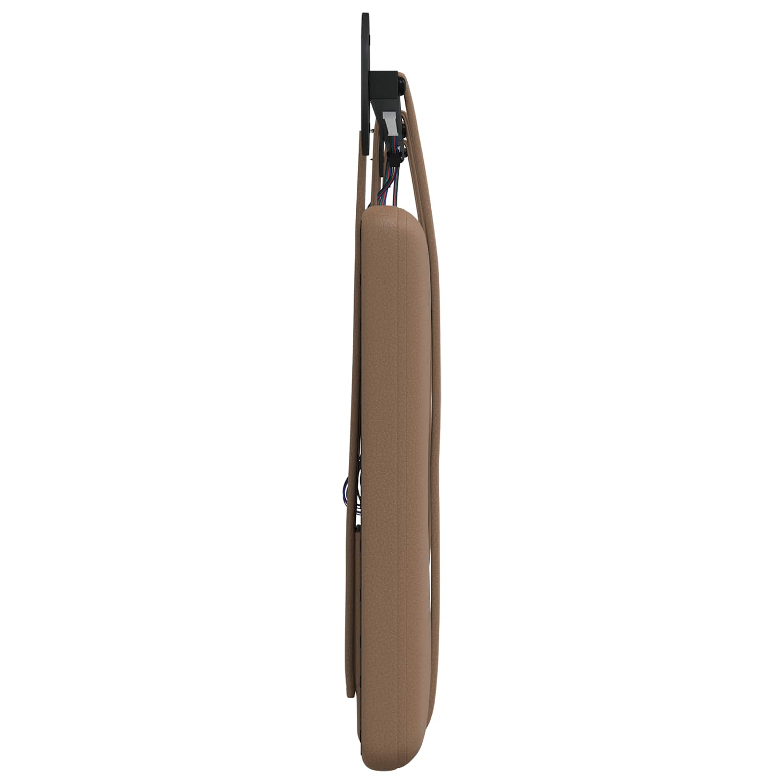 Tête de lit suspendue Avec lumière LED Cappuccino Simili cuir - XIOS